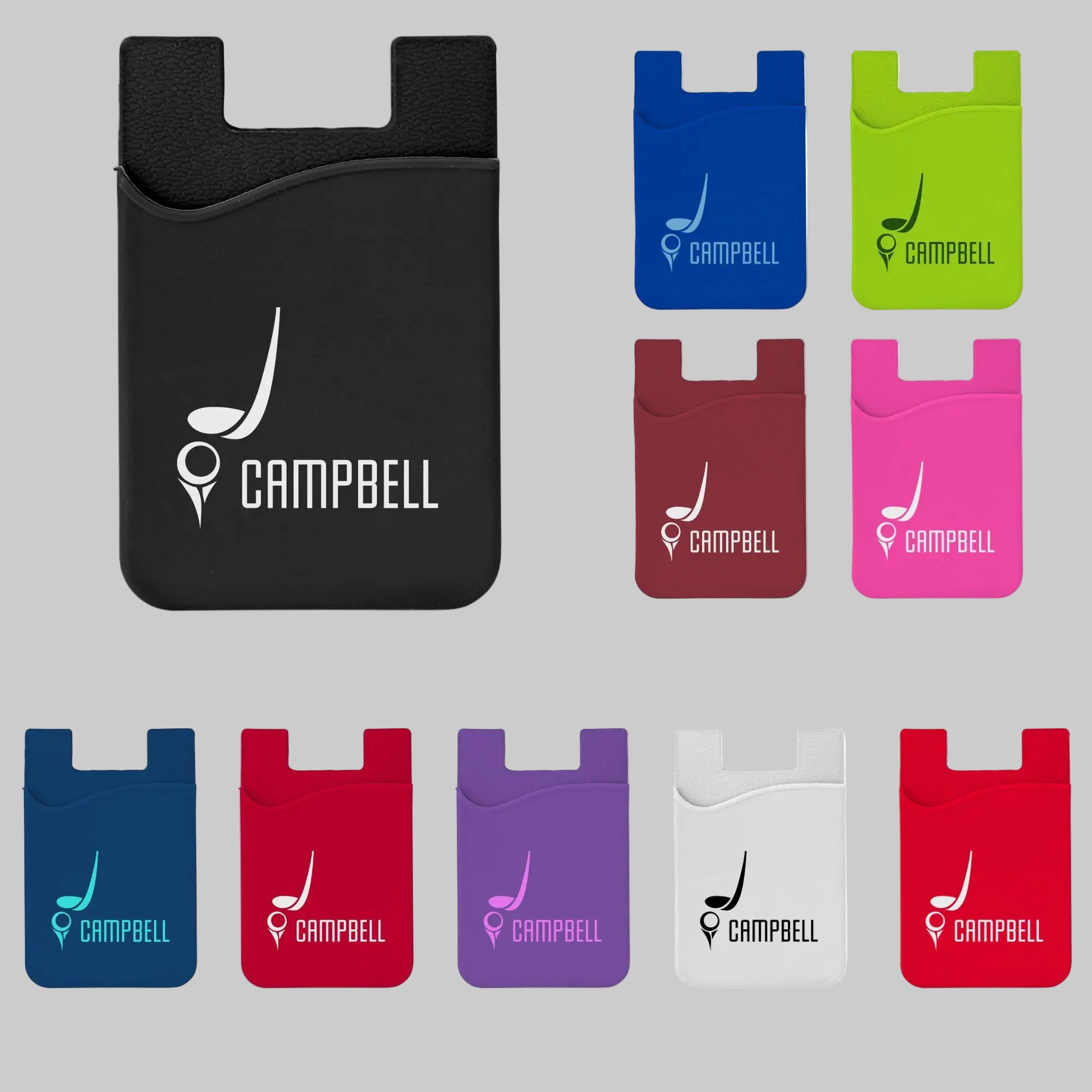 silicone card sleeve custom Promotional Phone Wallet w/ Imprint Adhesive Holders Product Size VEHASAYO Custom Card Sleeves, Make