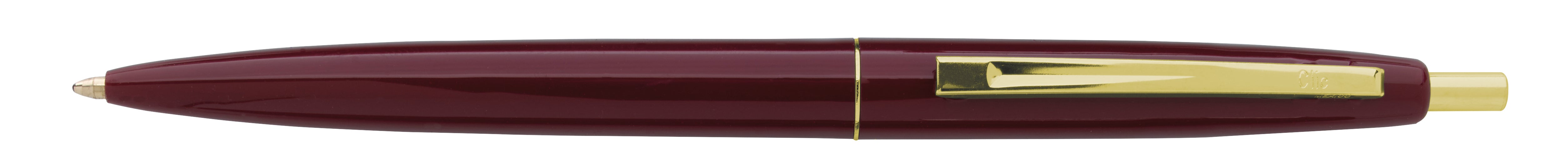 Burgundy Clic™ Gold Pen plain