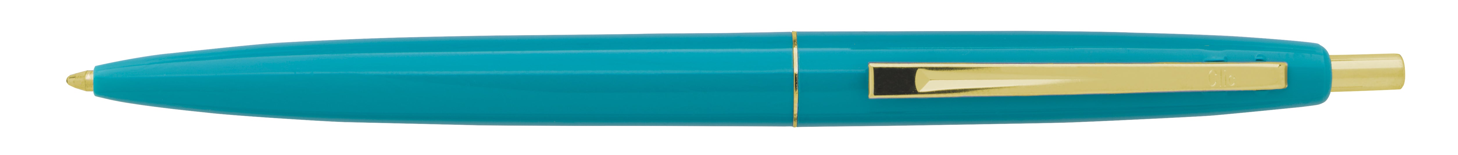 Teal Clic™ Gold Pen plain