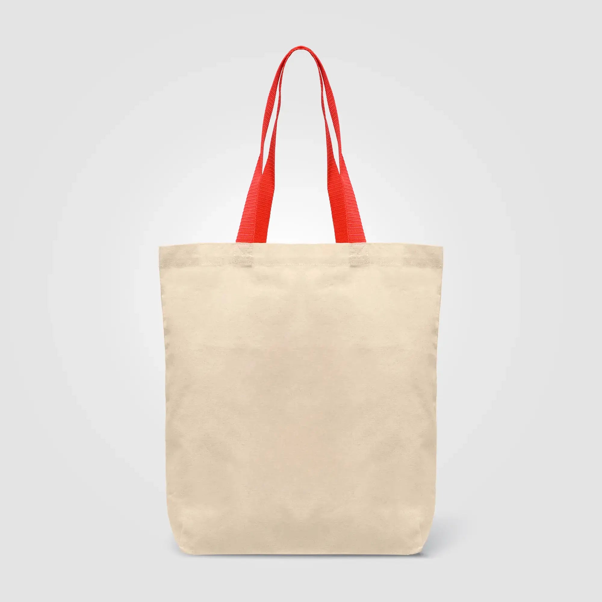 Tonga - 5 oz. Natural Cotton Tote w/ Color Straps