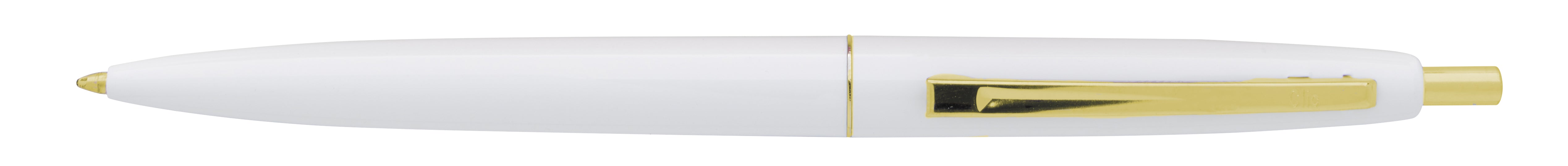 White Clic™ Gold Pen plain