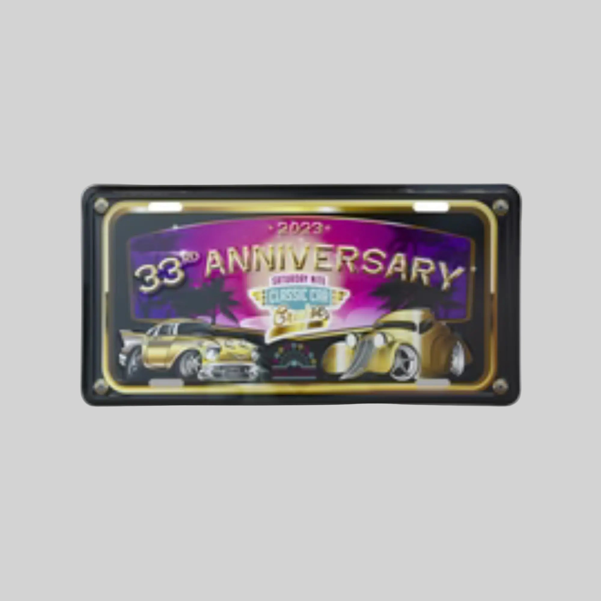 Embossed Aluminum Metal Standard License Plates