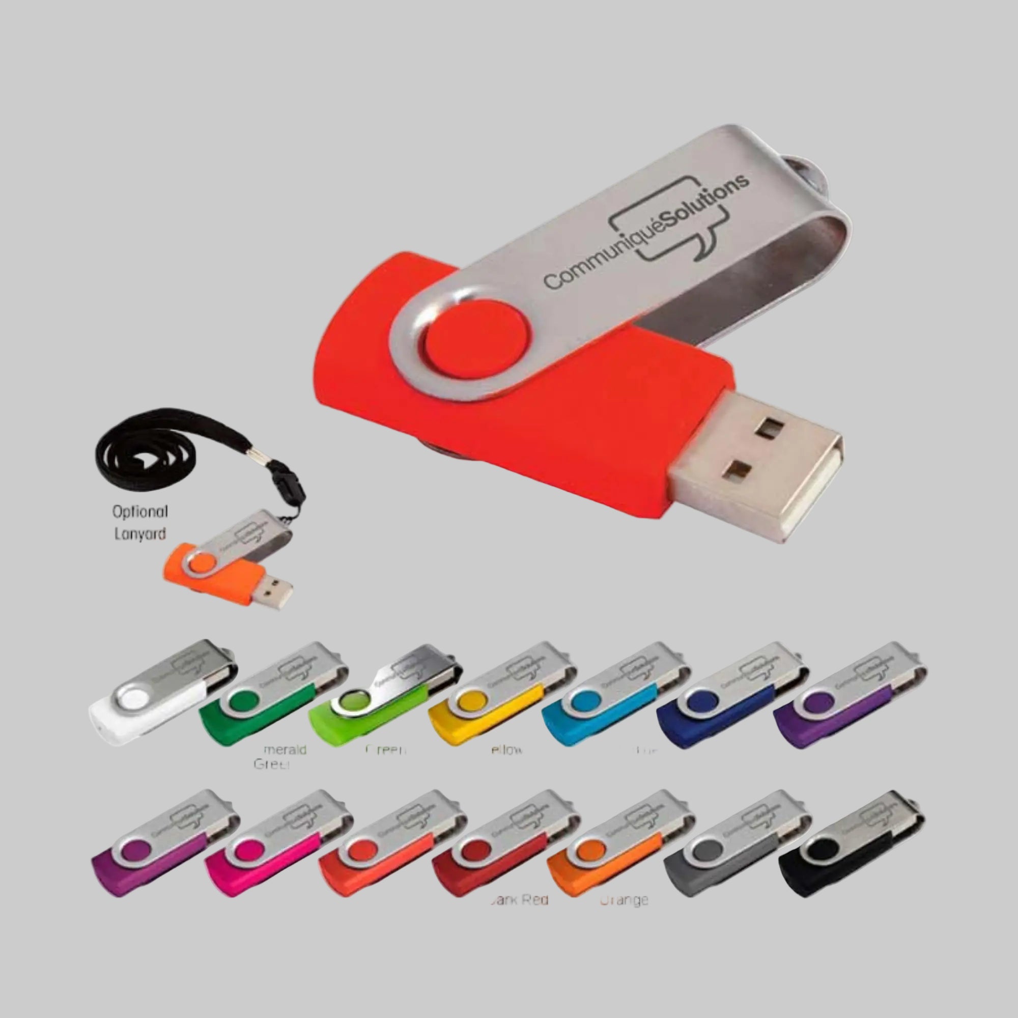 4 GB Folding USB 2.0 Flash Drive