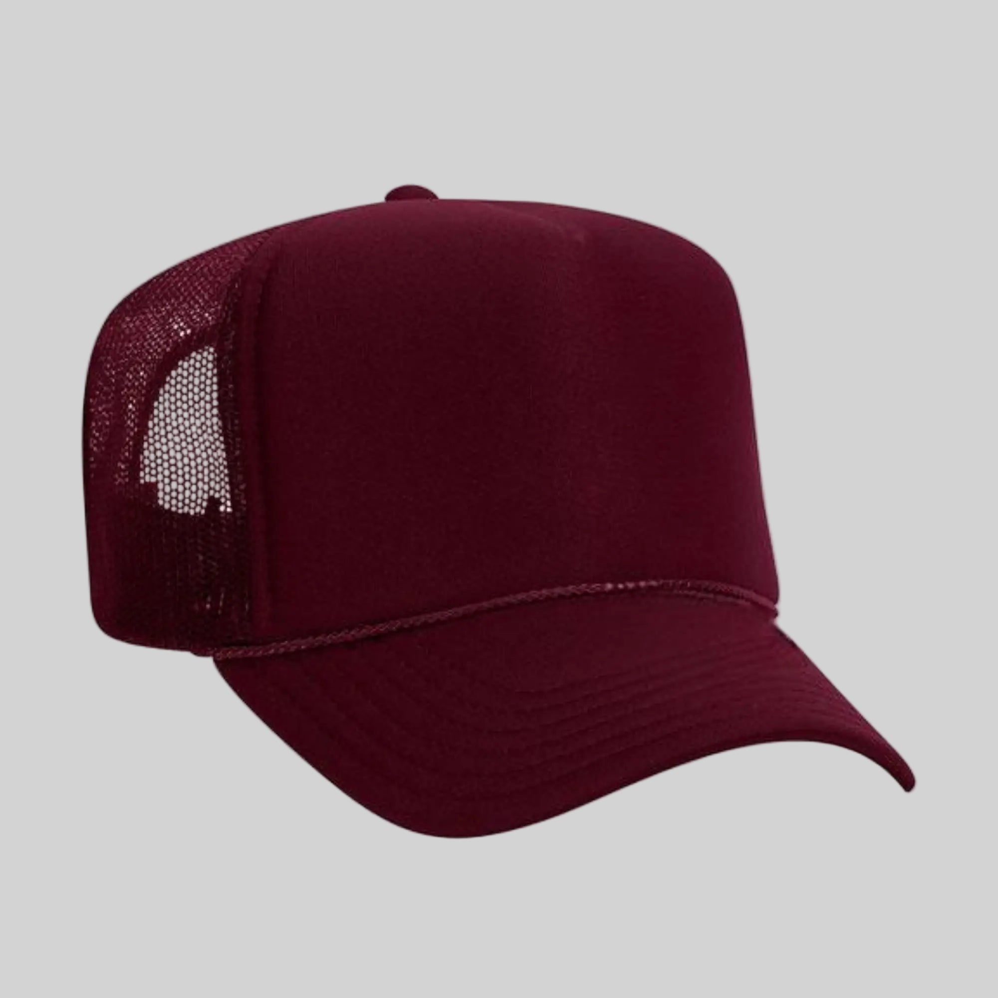OTTO CAP 5 Panel High Crown Mesh Back Trucker Hat