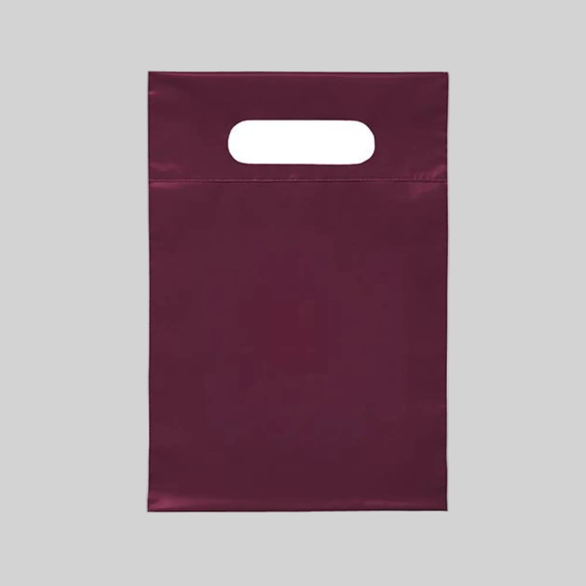 Small Die Cut Plastic Carry Bags