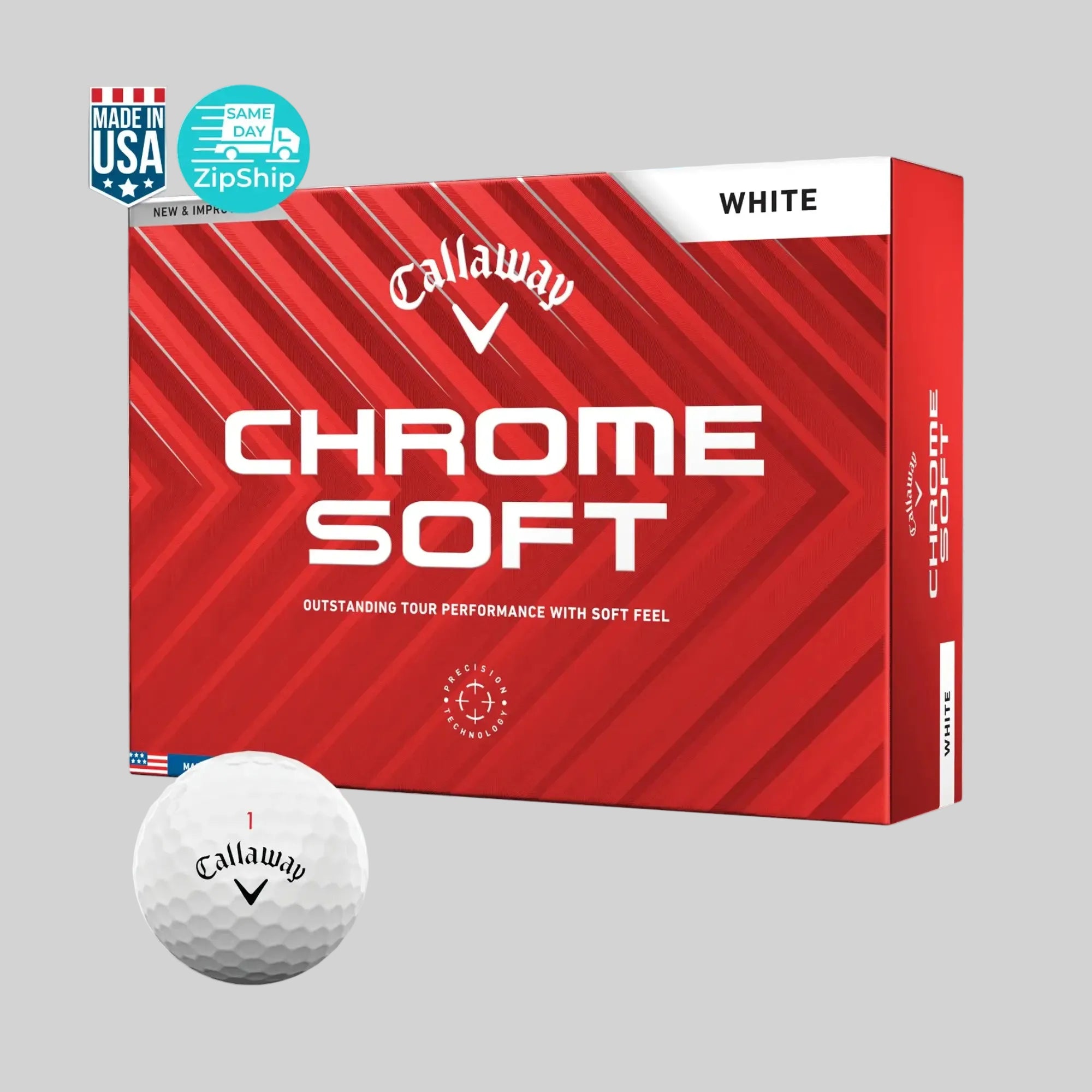 Custom Callaway Chrome Soft Golf Balls
