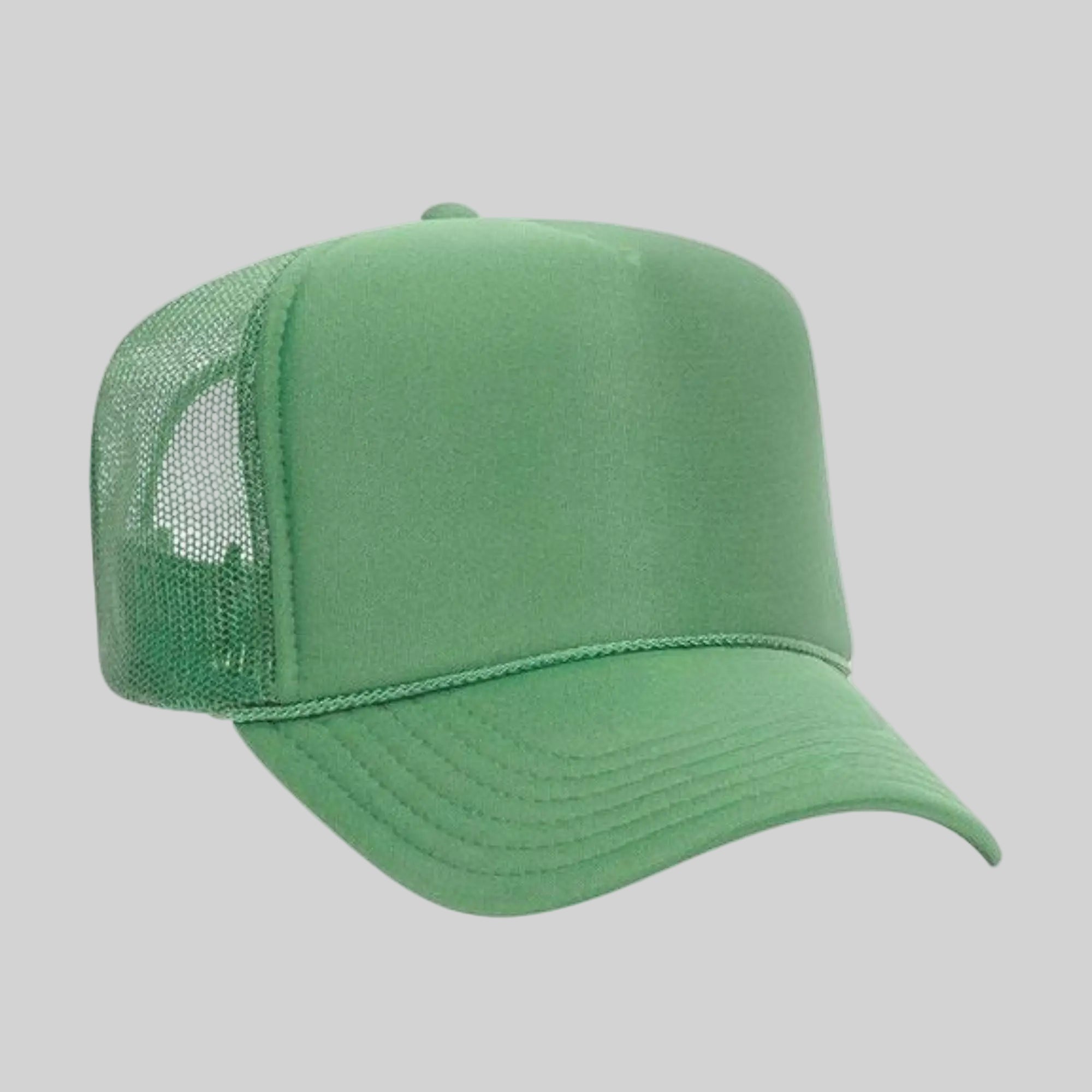 OTTO CAP 5 Panel High Crown Mesh Back Trucker Hat