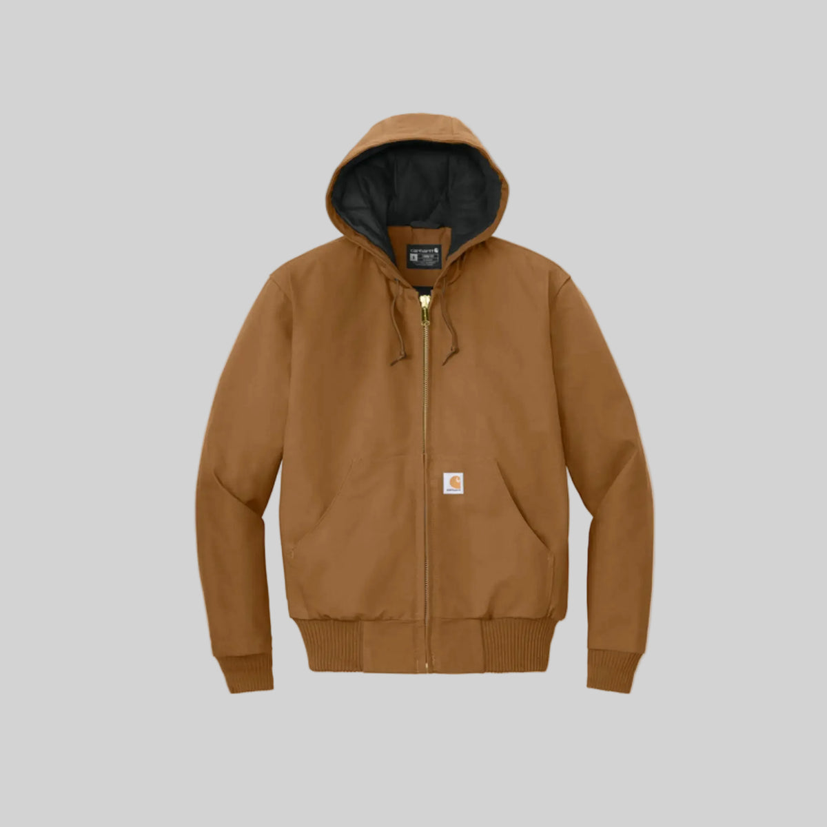 Carhartt Quilted-Flannel-Lined Duck Active Jacket