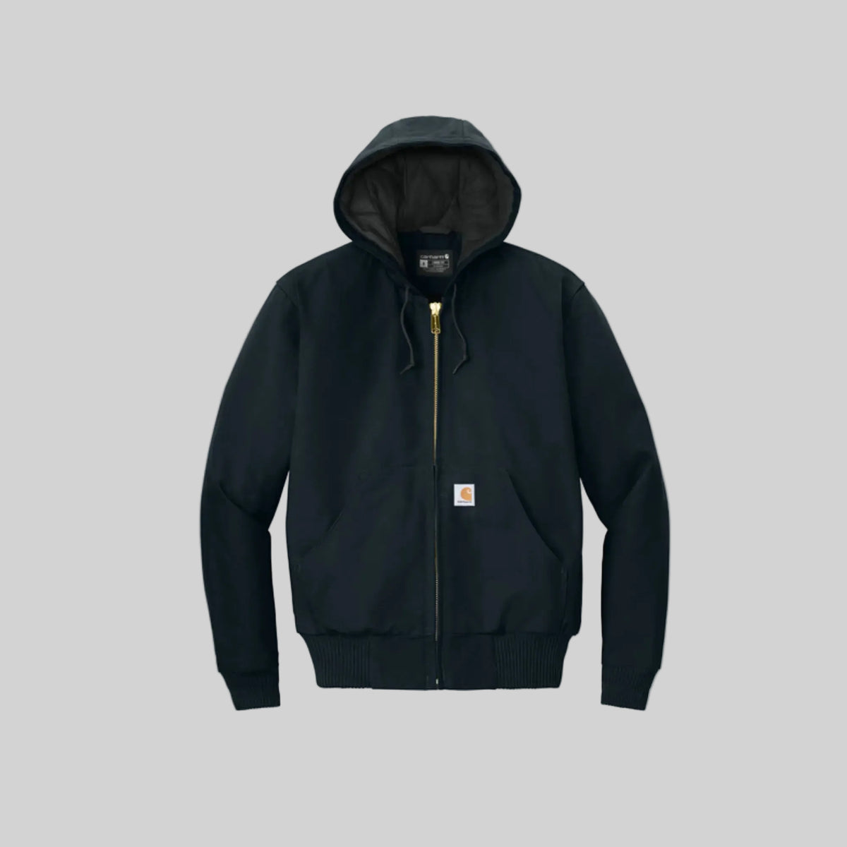 Carhartt Quilted-Flannel-Lined Duck Active Jacket