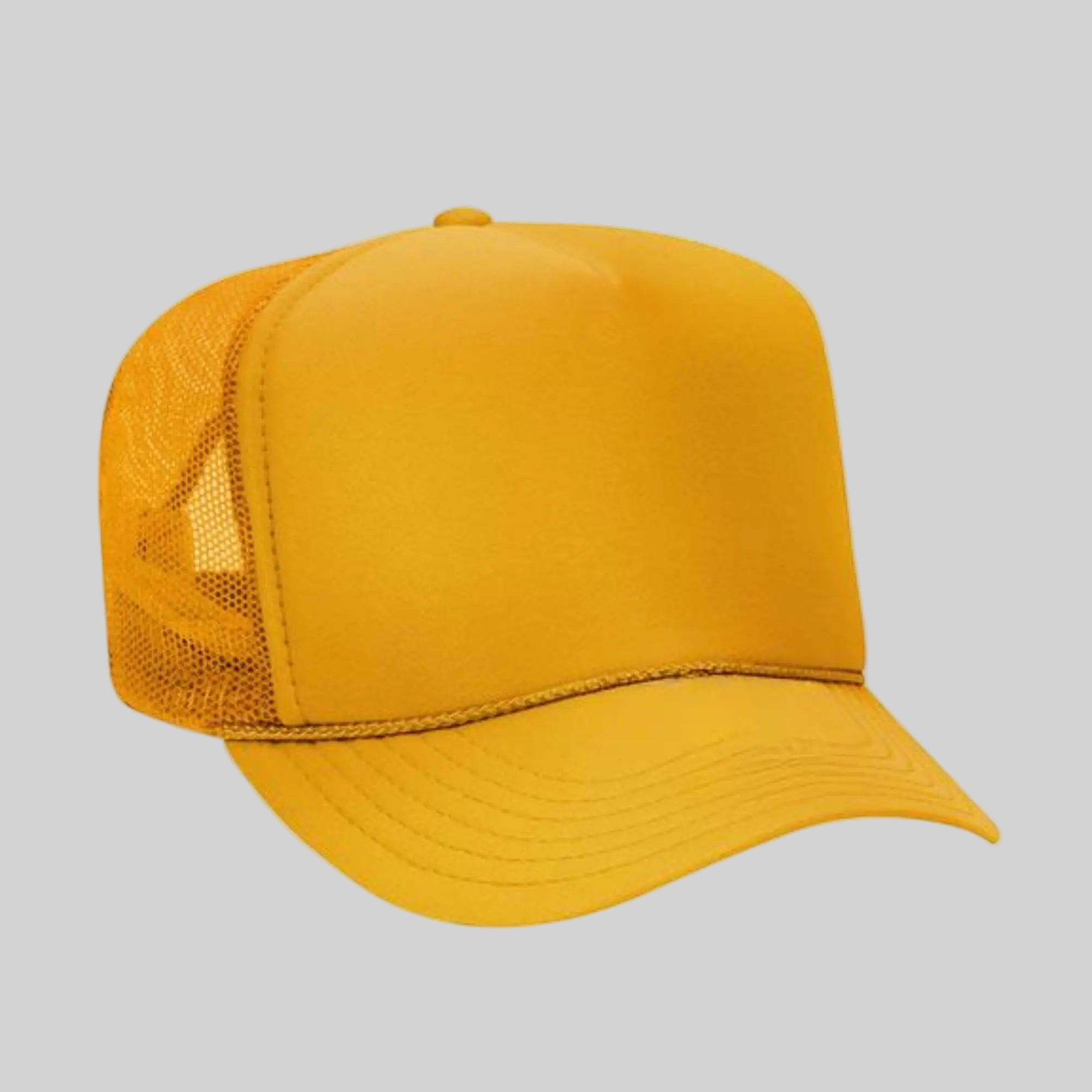 OTTO CAP 5 Panel High Crown Mesh Back Trucker Hat