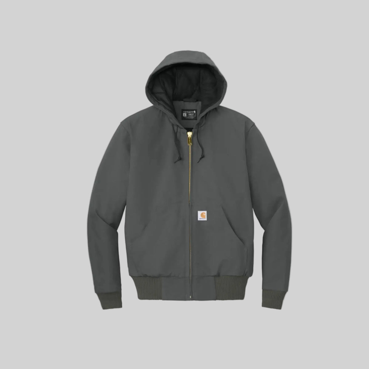 Carhartt Quilted-Flannel-Lined Duck Active Jacket