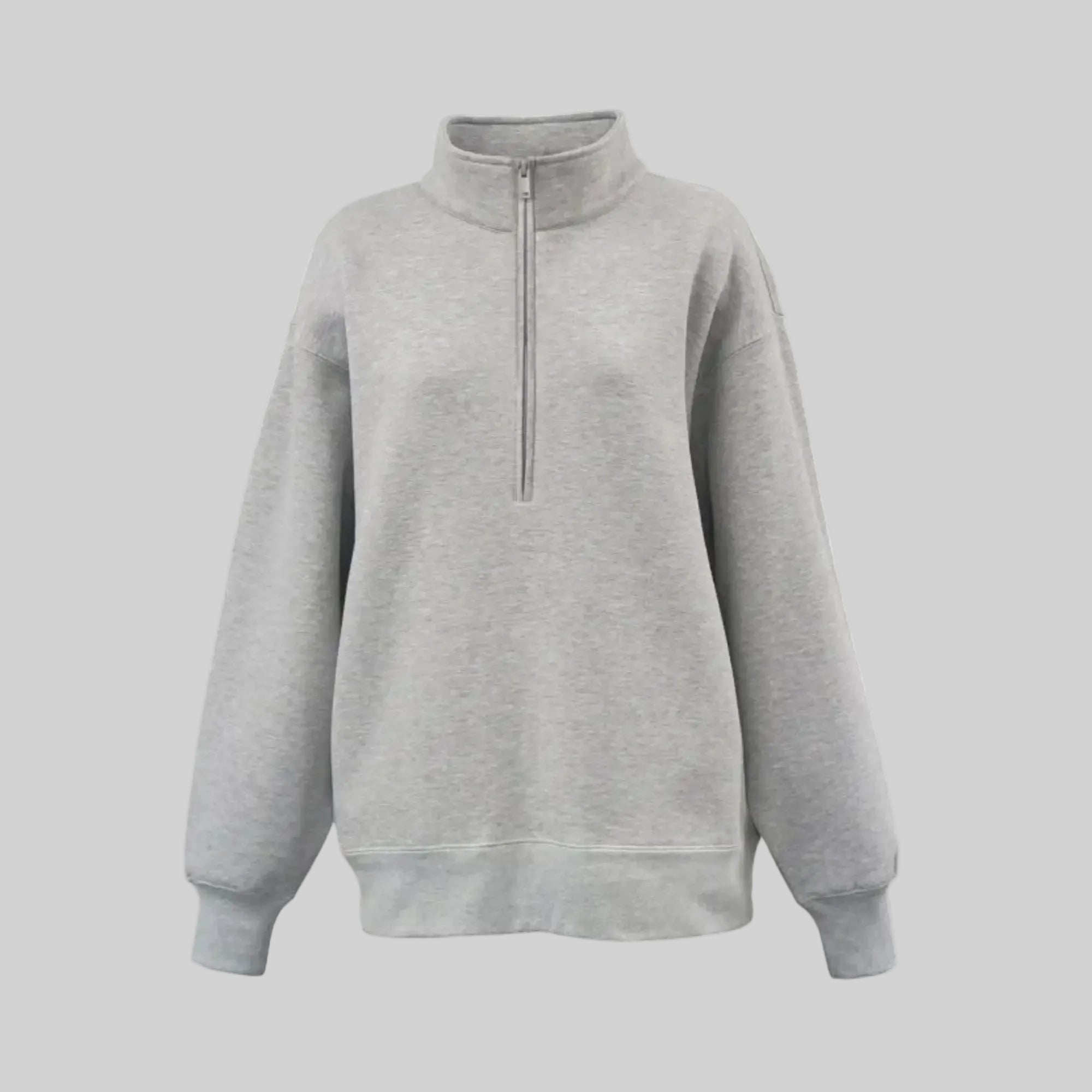 Pennant Brand Women's Oversize Half-Zip Fleece Pullover