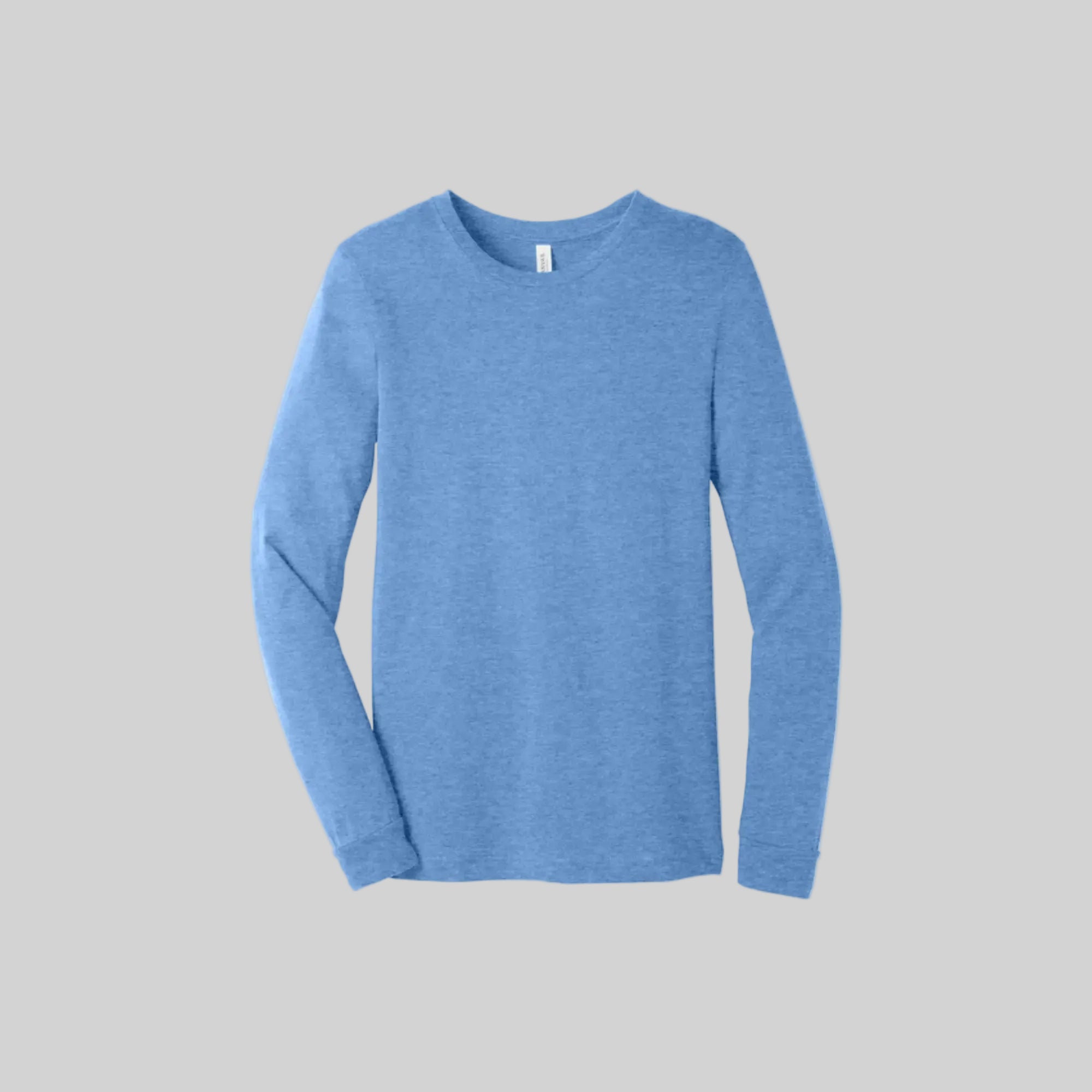 BELLA+CANVAS 3501 Cotton Blend Long Sleeve T-Shirt