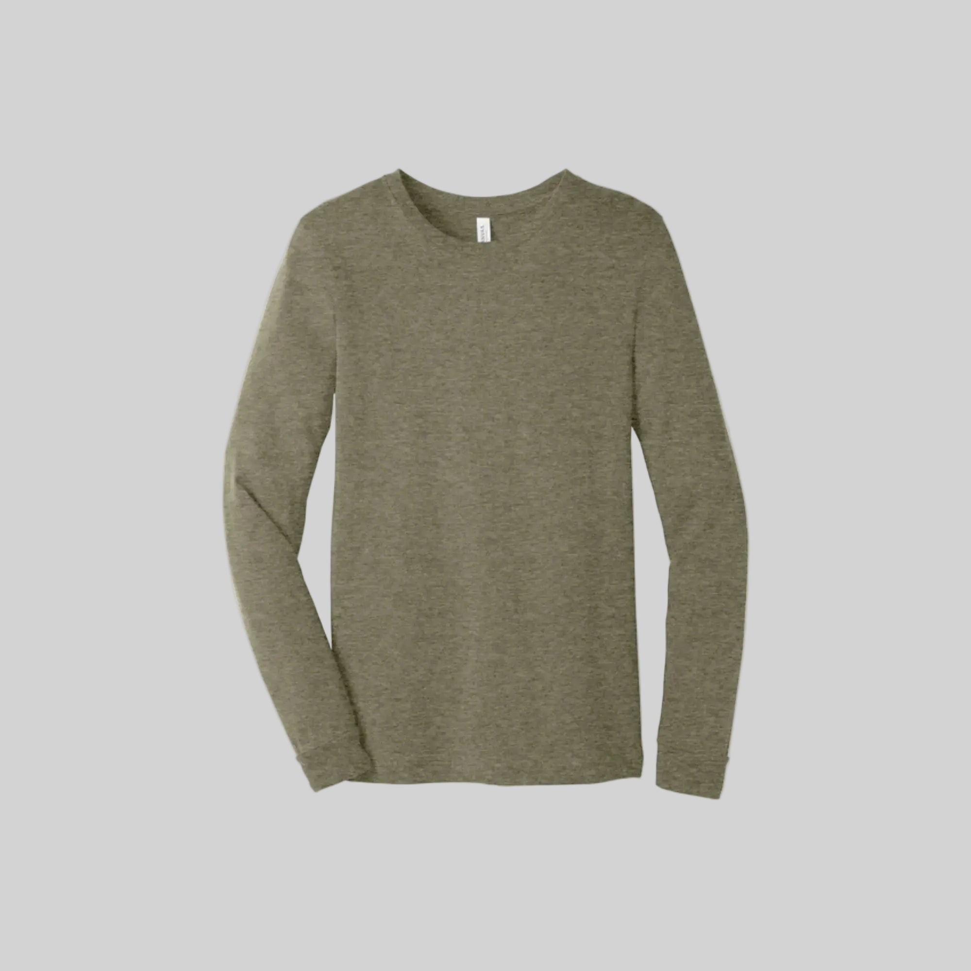 BELLA+CANVAS 3501 Cotton Blend Long Sleeve T-Shirt