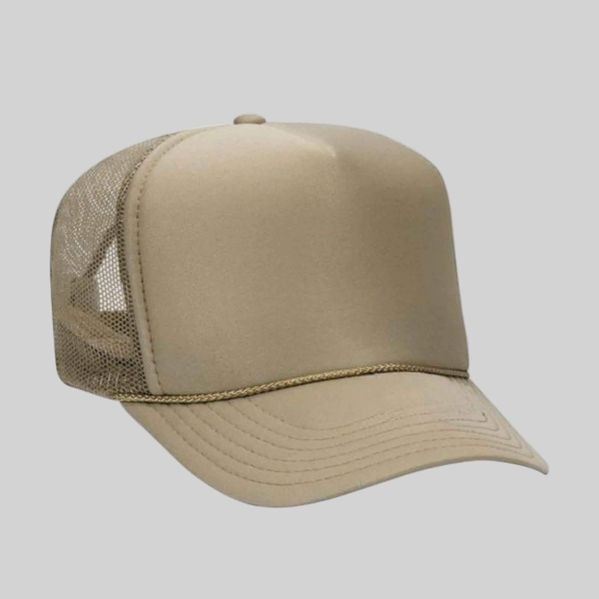 OTTO CAP 5 Panel High Crown Mesh Back Trucker Hat