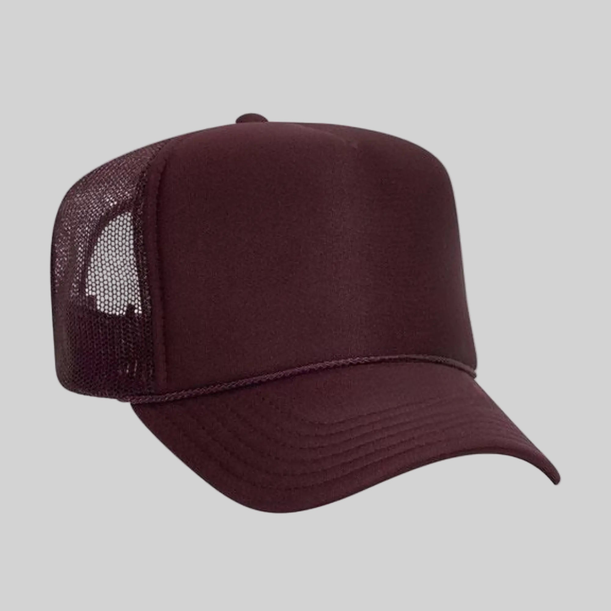 OTTO CAP 5 Panel High Crown Mesh Back Trucker Hat