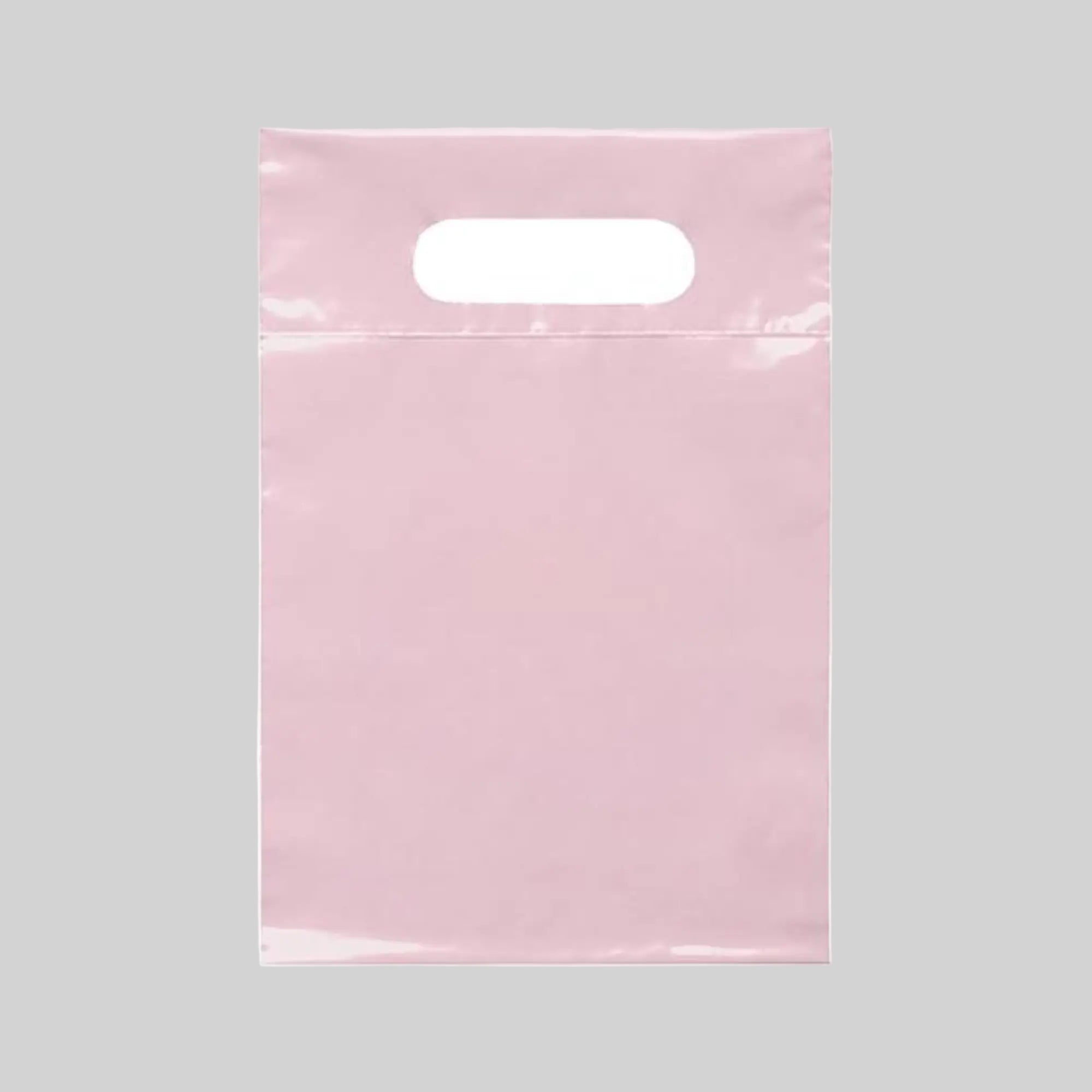 Small Die Cut Plastic Carry Bags