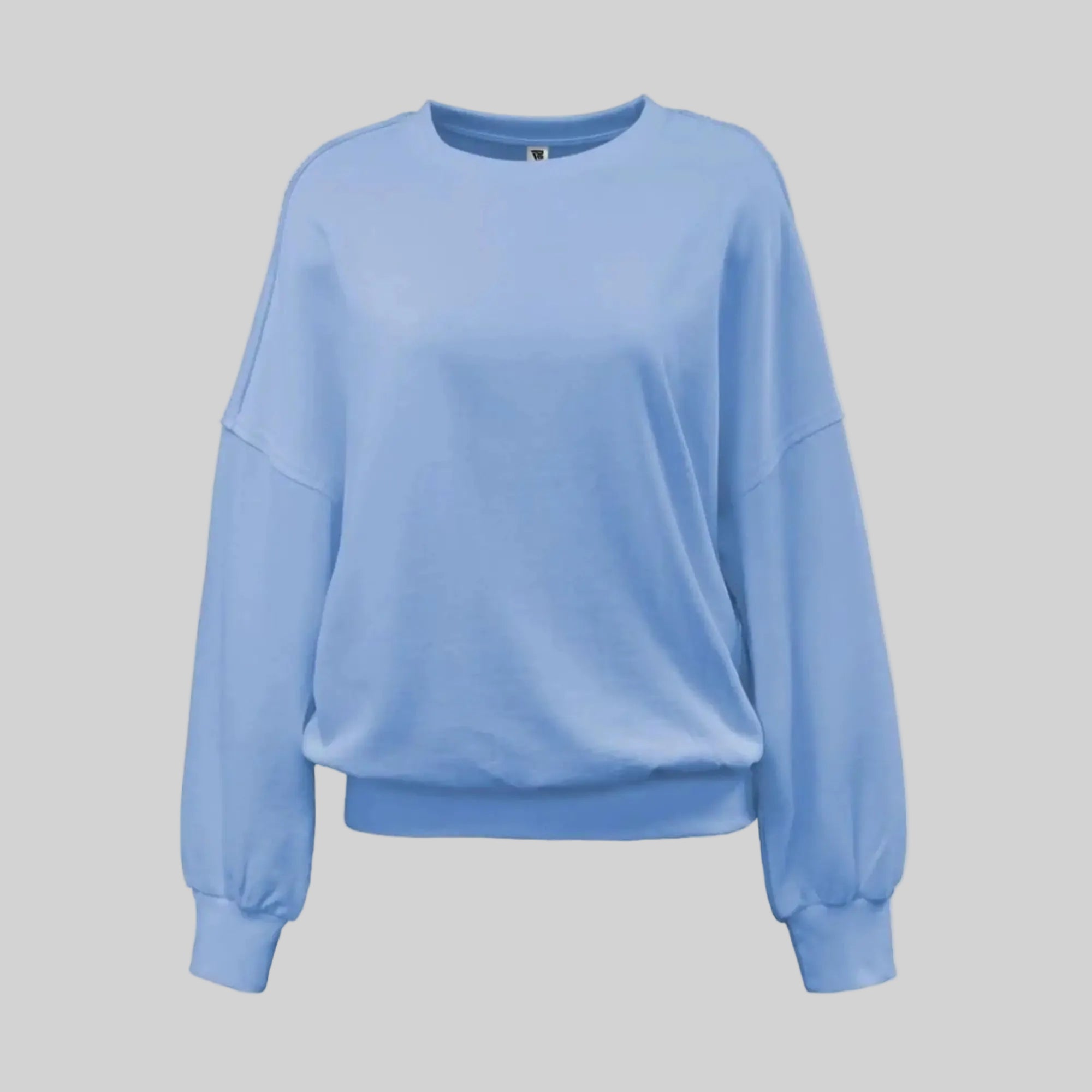 Pennant Drop Shoulder Women's Fleece Crew Sweatshirt