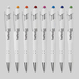 Ellipse Softy White Aluminum Stylus Ballpoint Pen