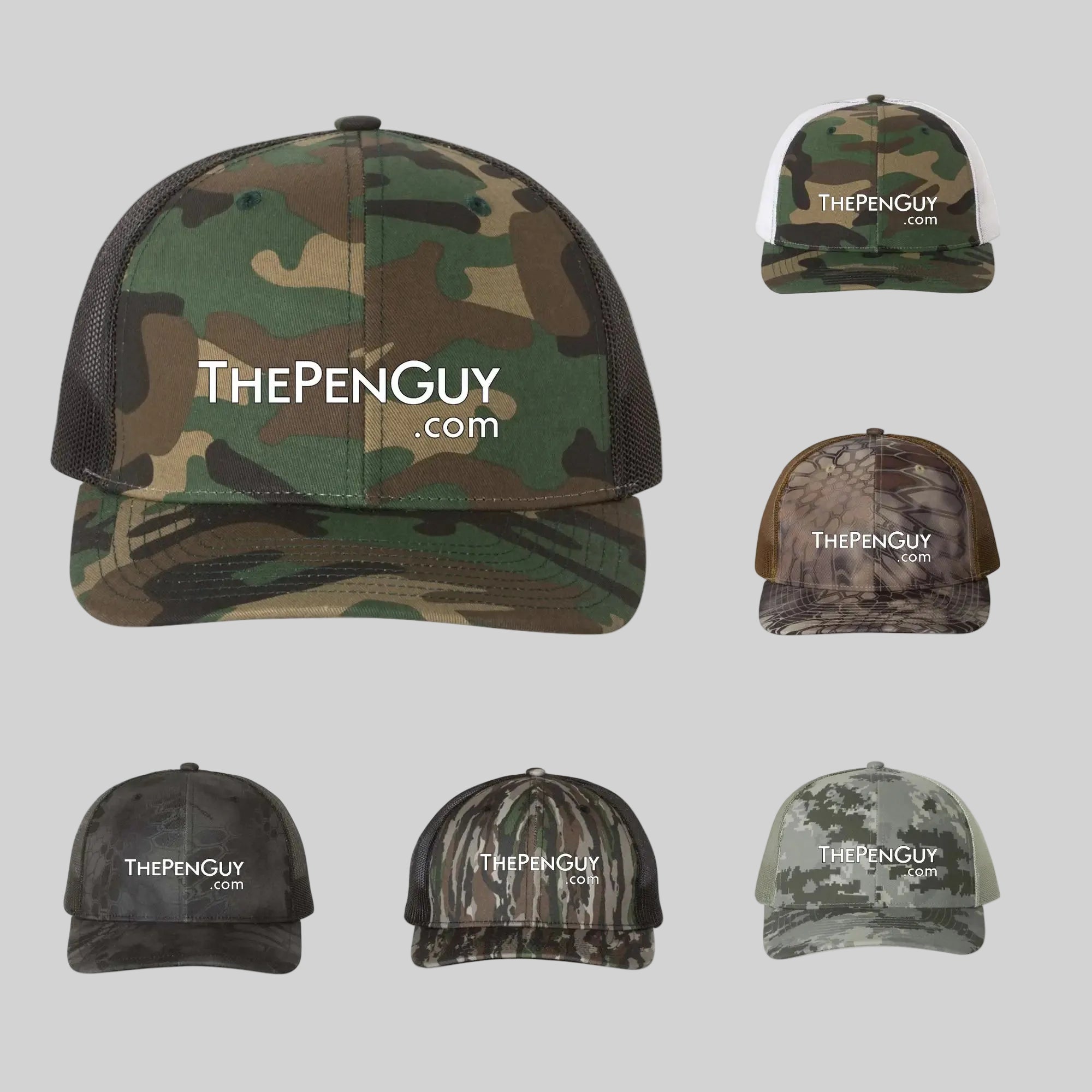 Richardson 112P Leather Patch Trucker Hat