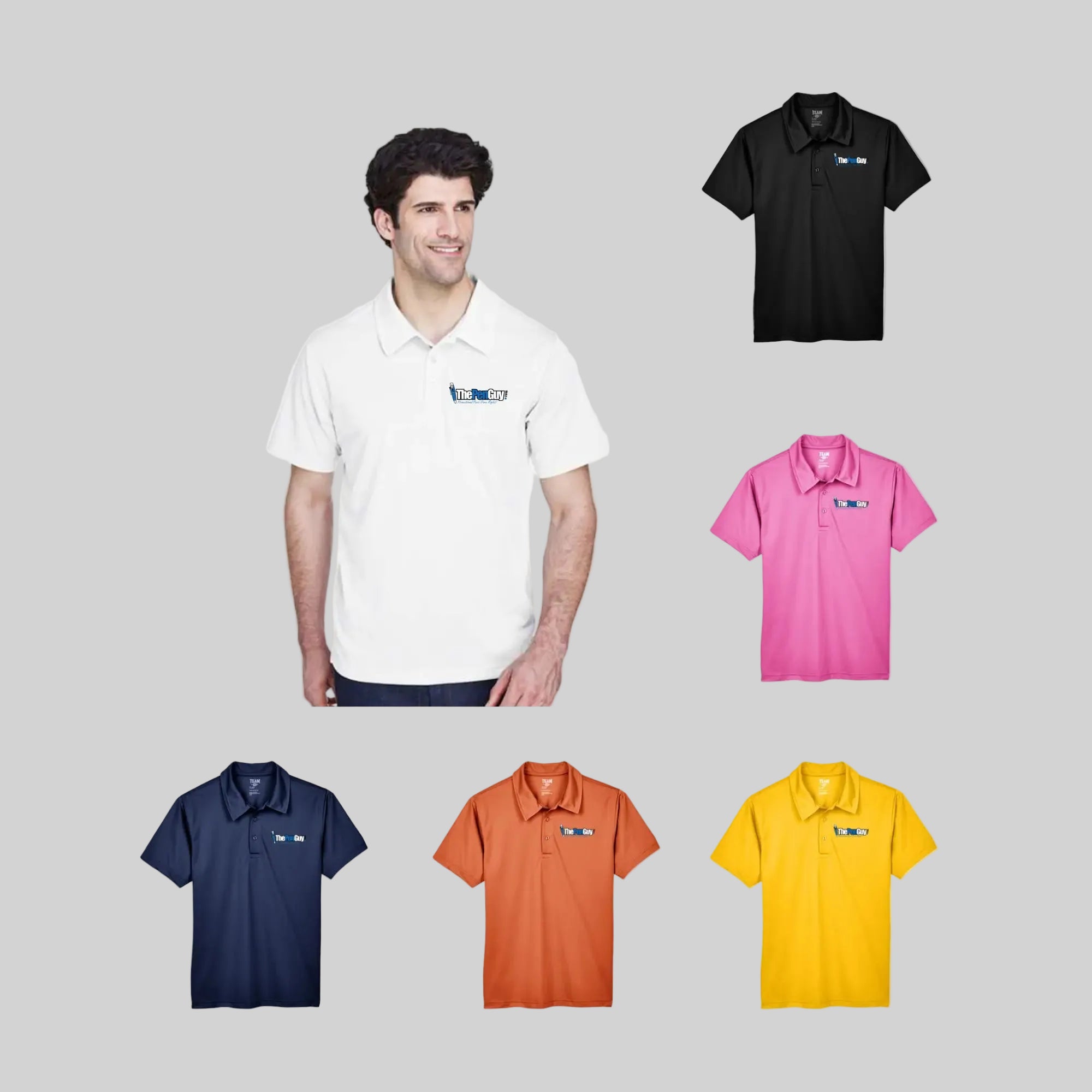 Embroidered Snag-Proof Polyester Polo Shirt