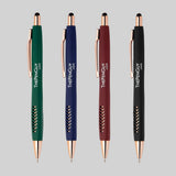 Avalon Rose Gold Soft-Touch Stylus Ballpoint Pen