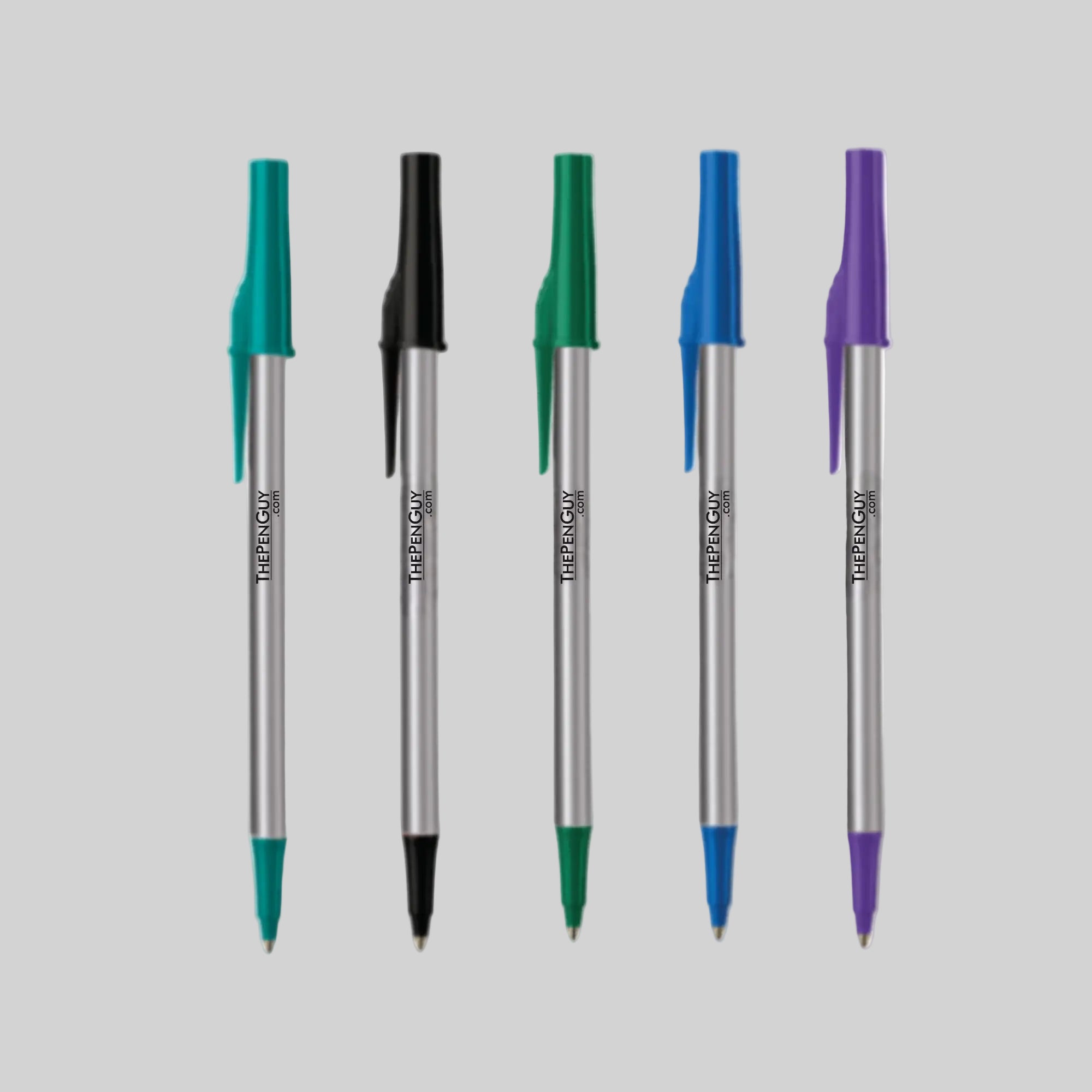 Papermate Write Bros Stick Pen - Silver Barrel