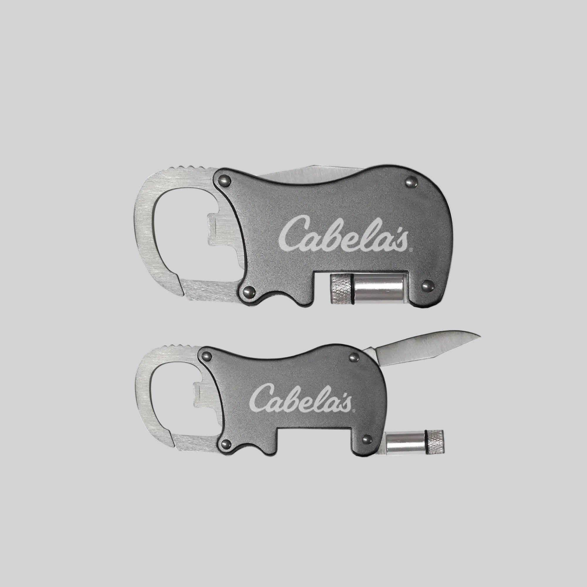 Multi-Tool Carabiner with LED Light