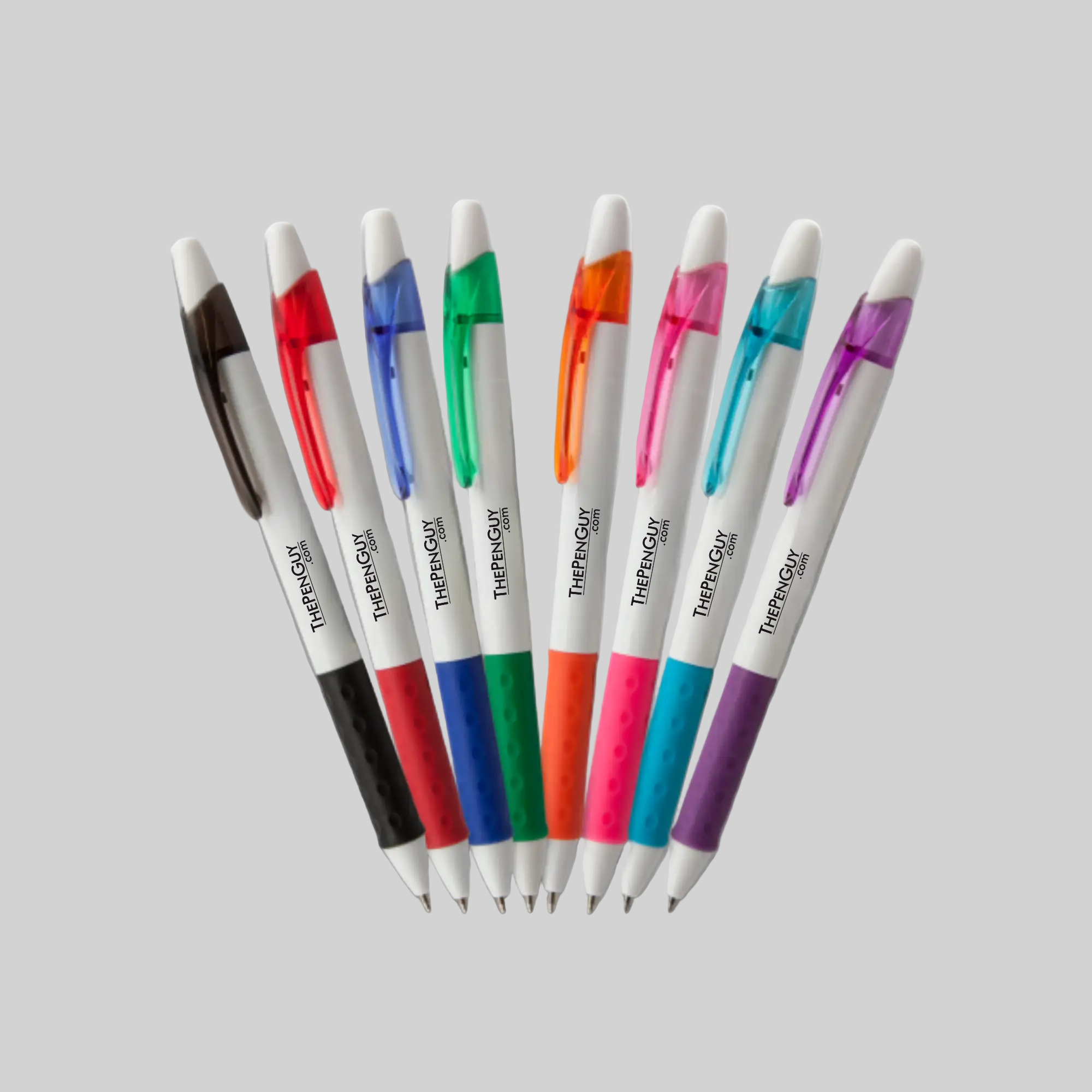 Pentel RSVP RT Retractable Ballpoint Pen with White Barrel (Medium)