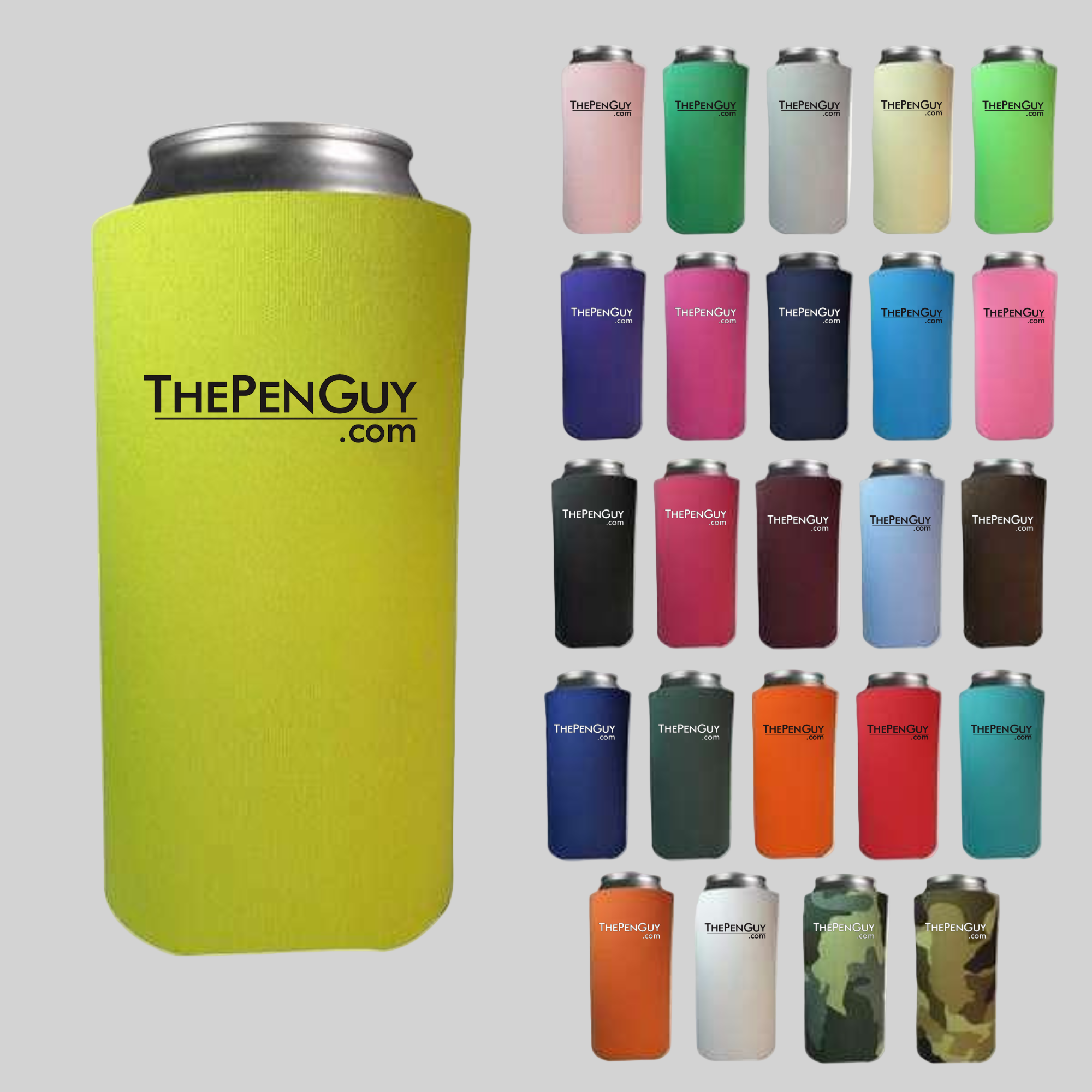 16oz Scuba Foam Can Cooler