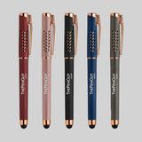 Hollywood Rose Gold Gel Pen with Stylus