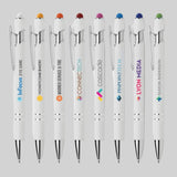 Ellipse Softy White Aluminum Stylus Ballpoint Pen
