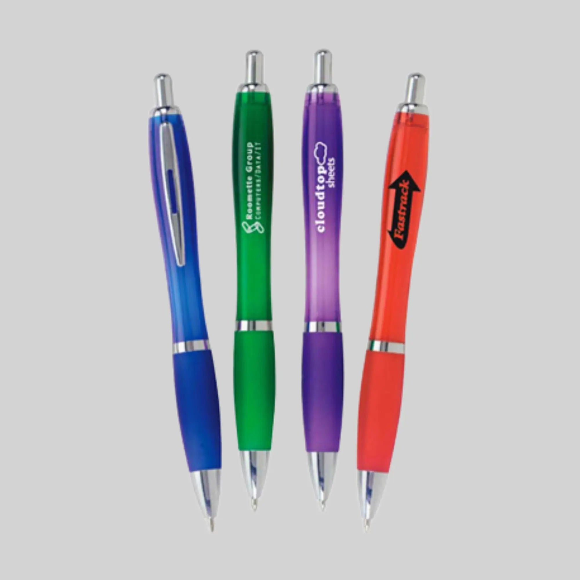 Ion Hourglass Grip Retractable Ballpoint Pen