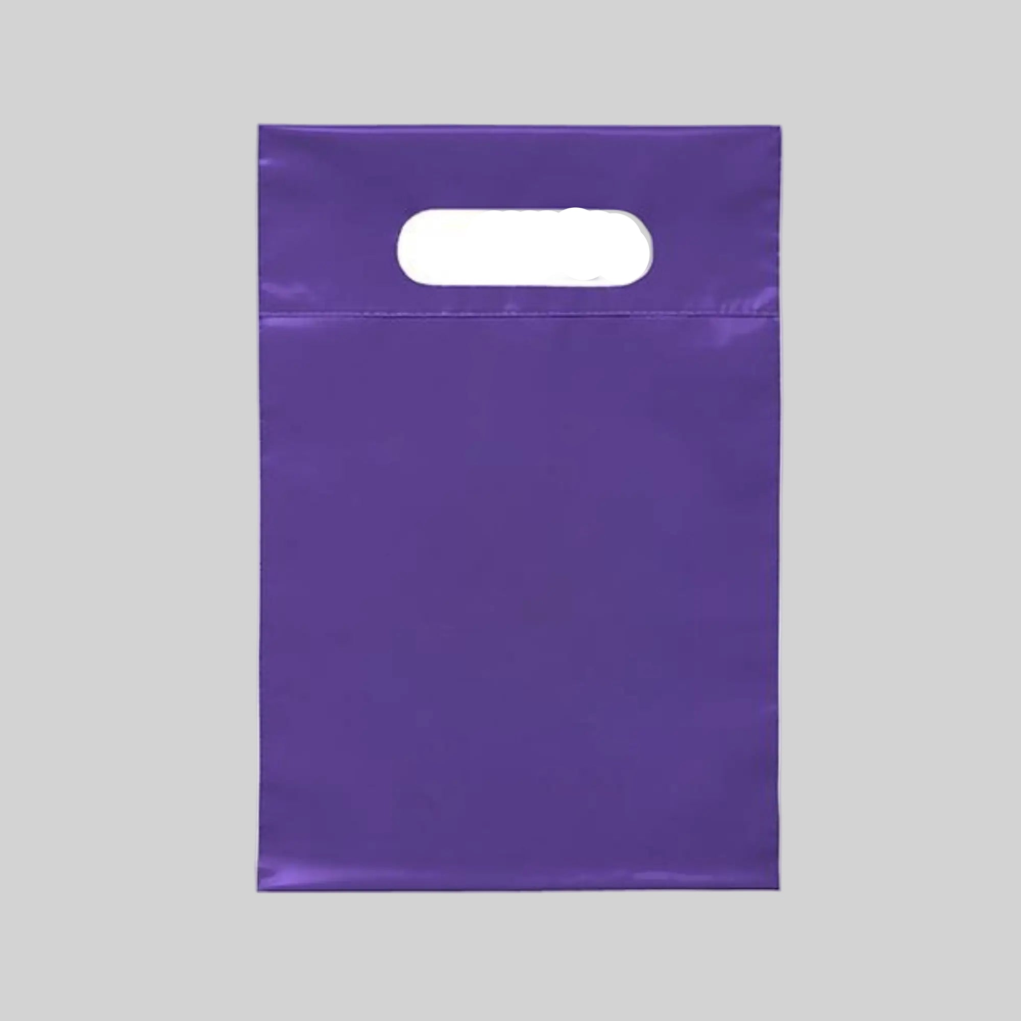 Small Die Cut Plastic Carry Bags