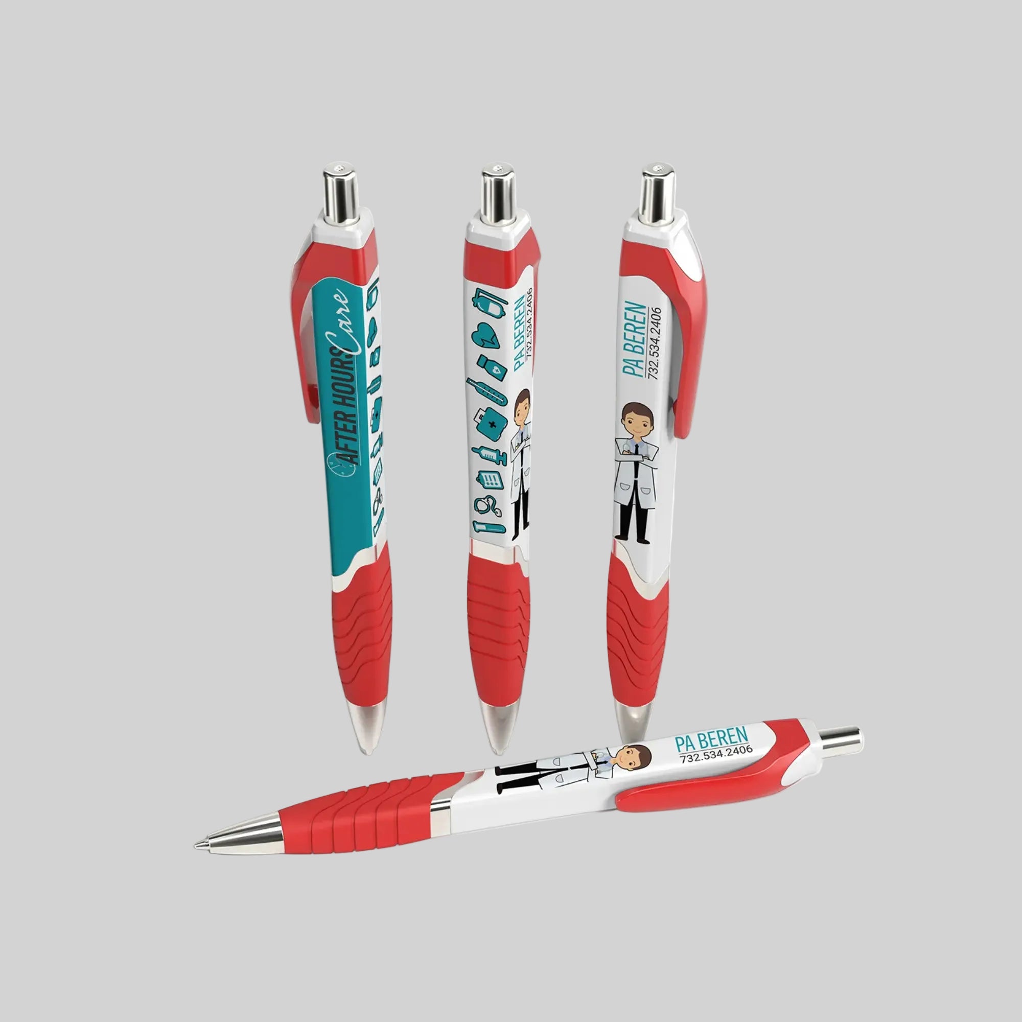 Performance Pen Squared Tropical Square Barrel Ballpoint Pen
