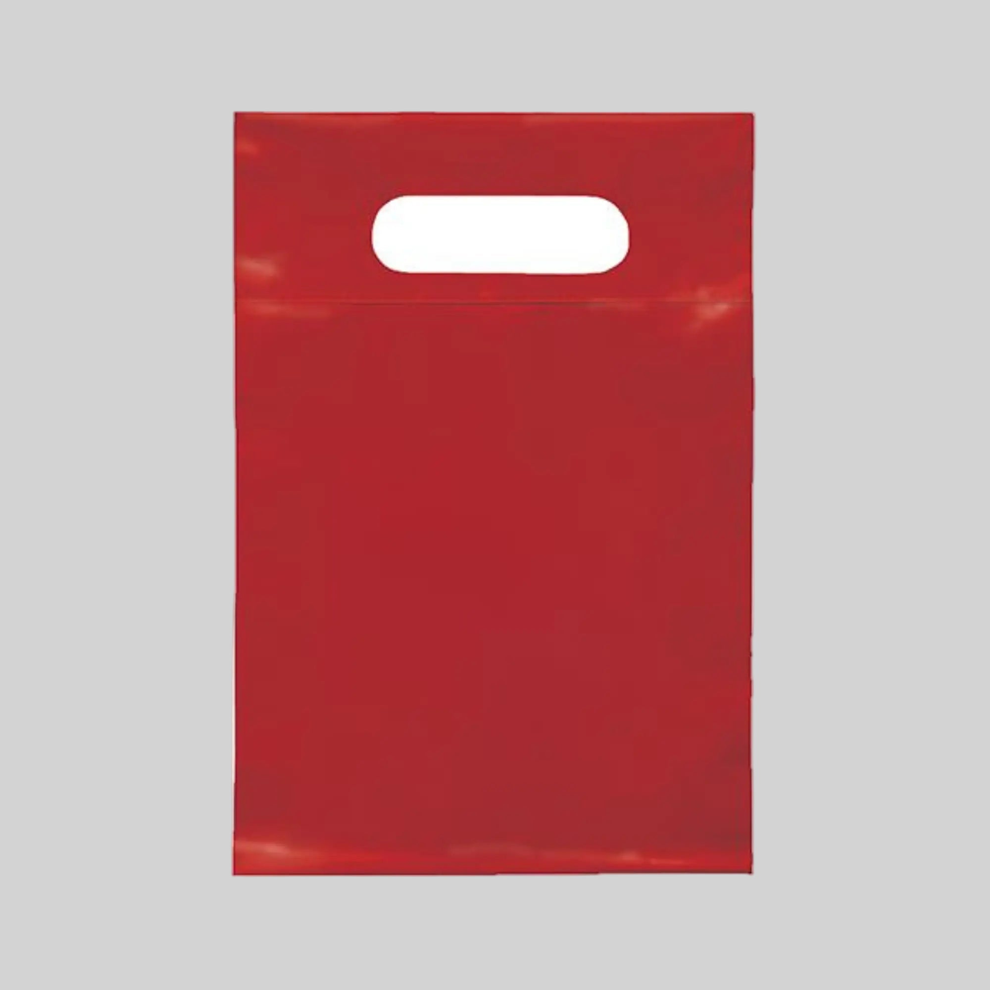 Small Die Cut Plastic Carry Bags