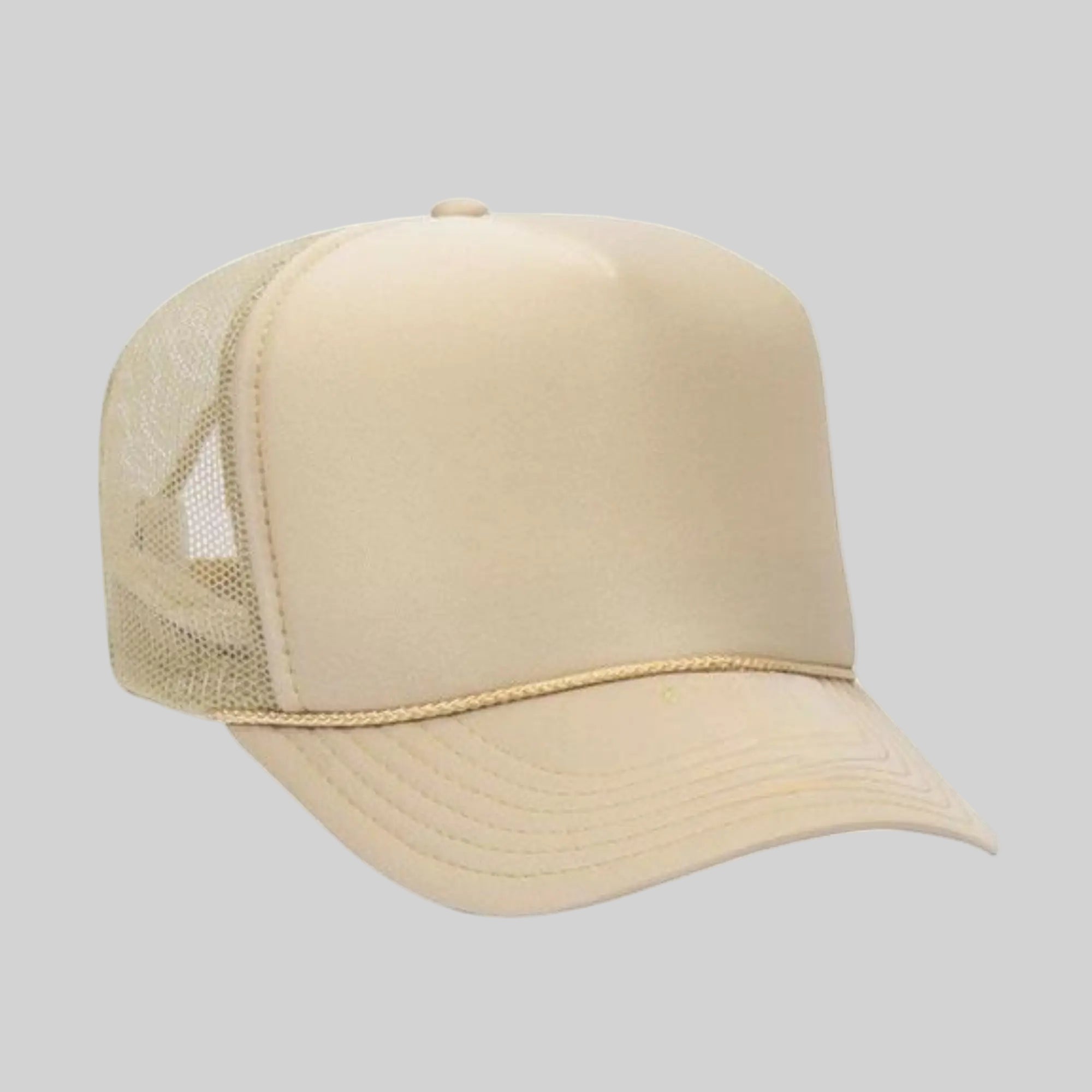 OTTO CAP 5 Panel High Crown Mesh Back Trucker Hat