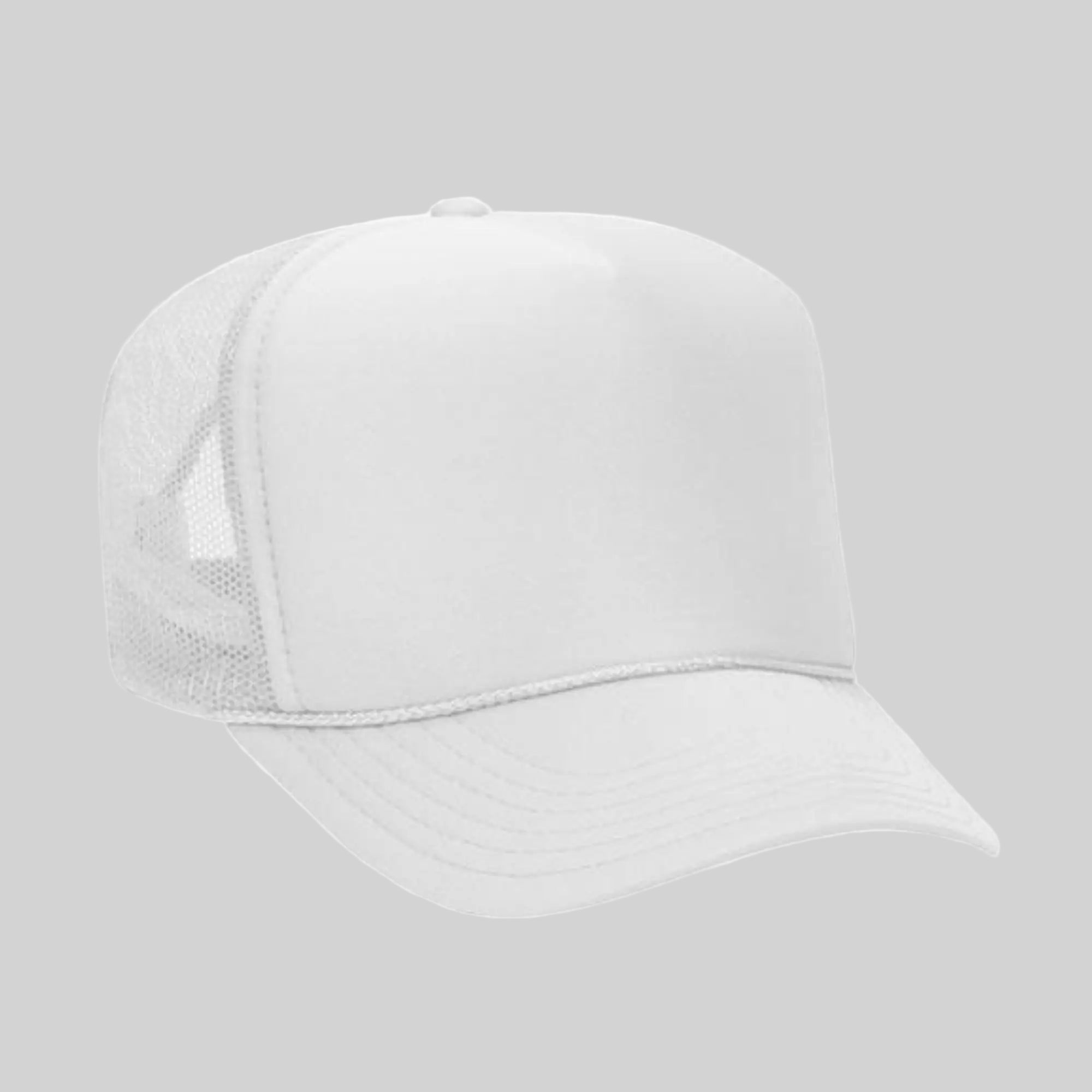 OTTO CAP 5 Panel High Crown Mesh Back Trucker Hat
