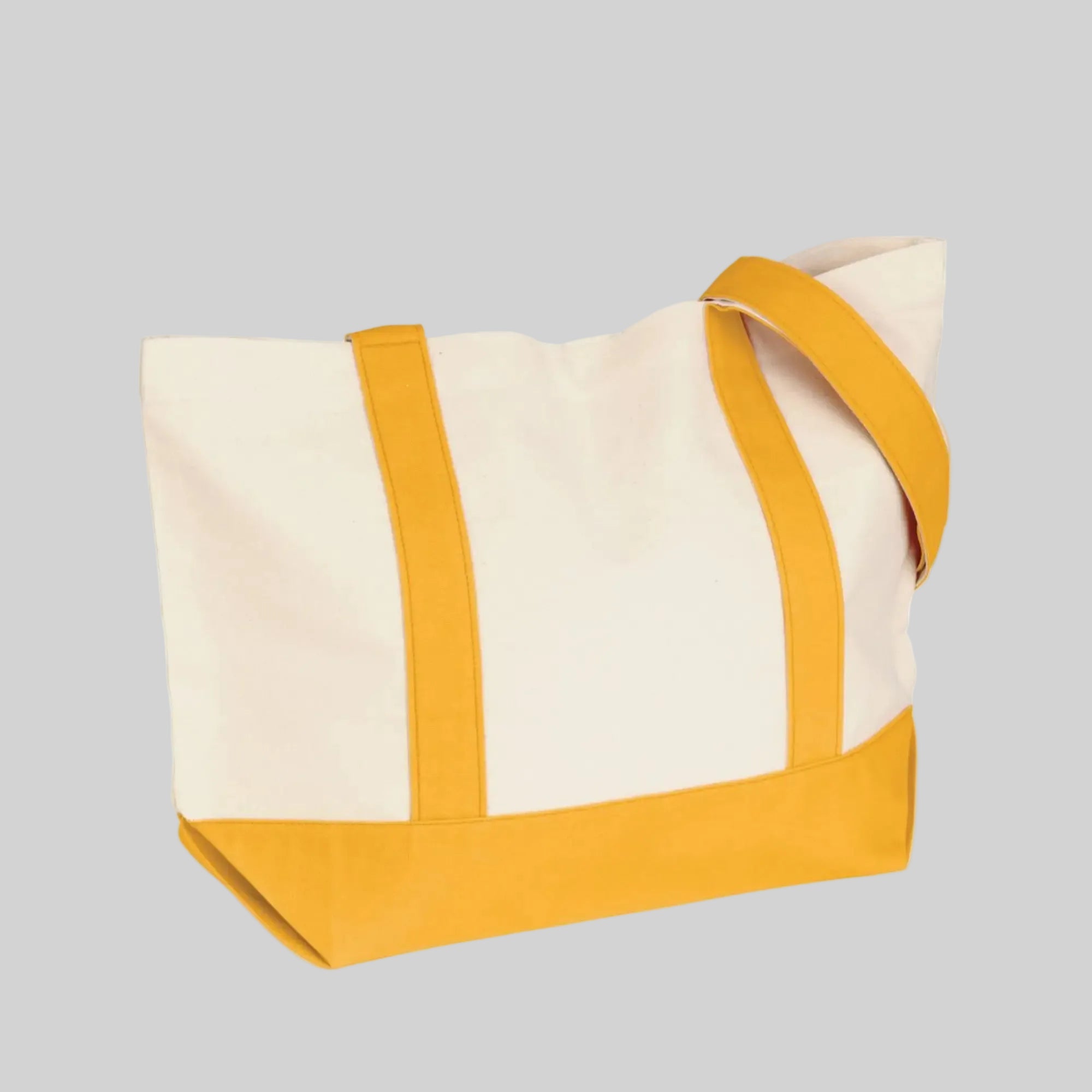 Snap Cotton Duck Canvas Snap Closure Tote Bag
