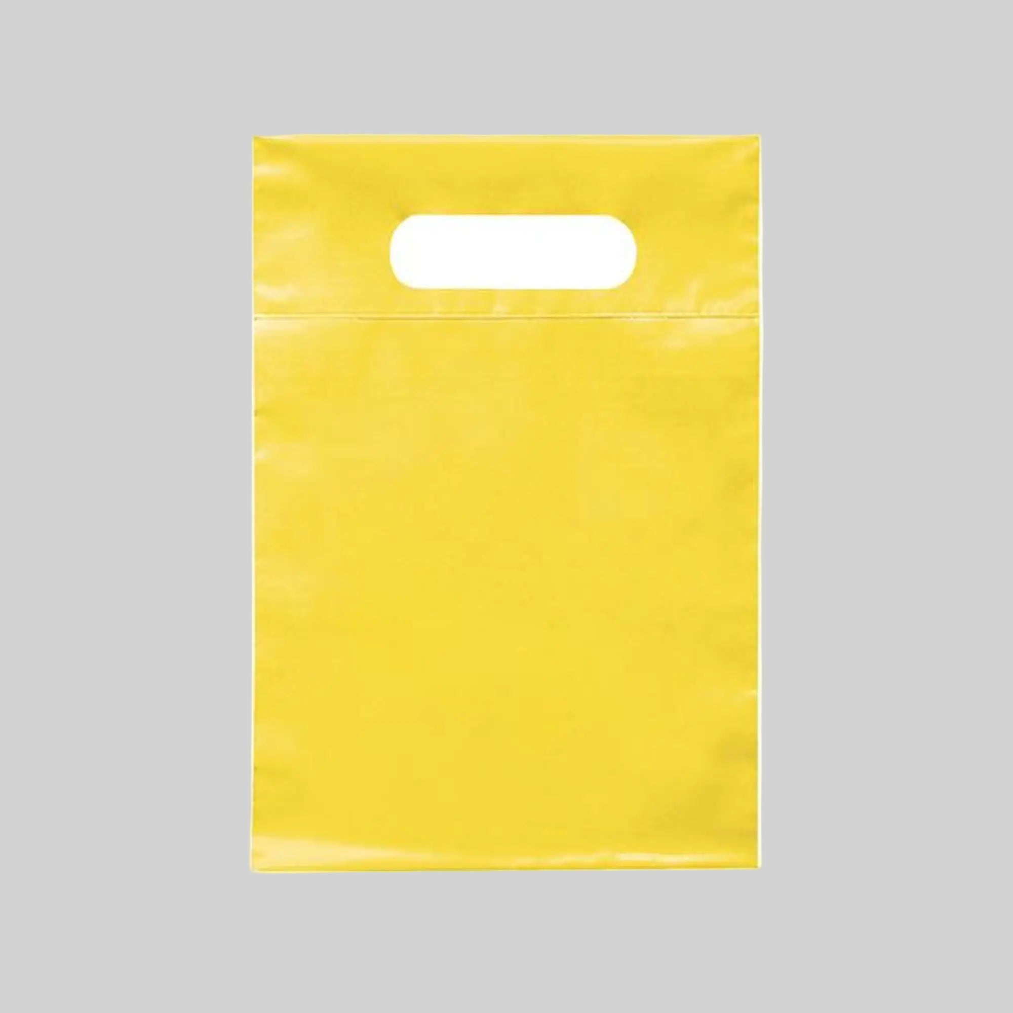 Small Die Cut Plastic Carry Bags