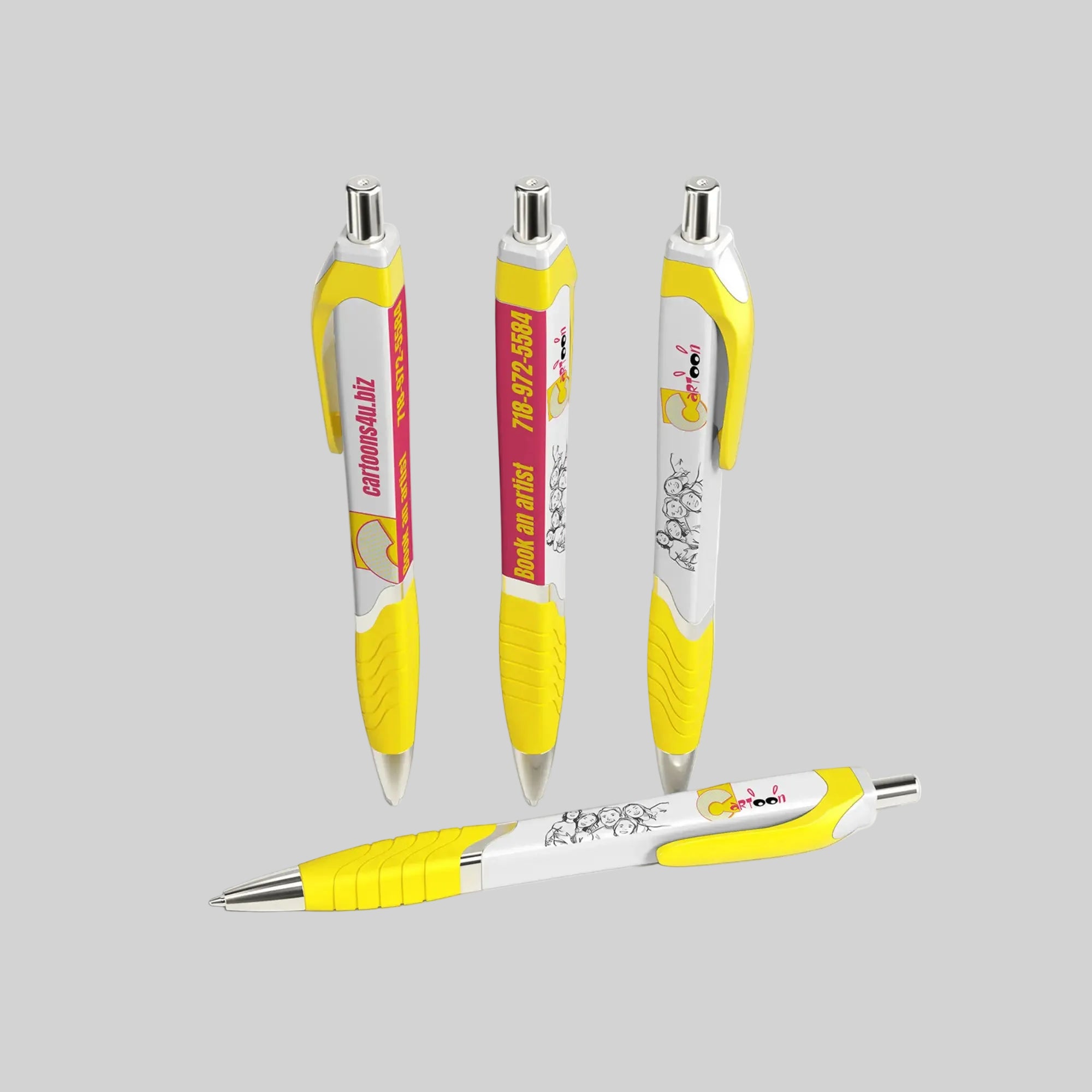 Performance Pen Squared Tropical Square Barrel Ballpoint Pen
