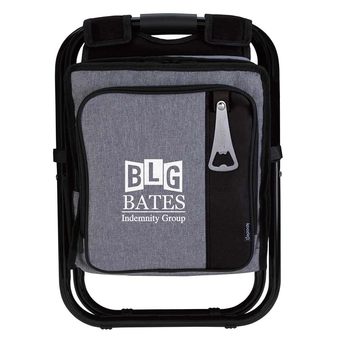 Koozie Backpack Cooler Chair - bcc-black