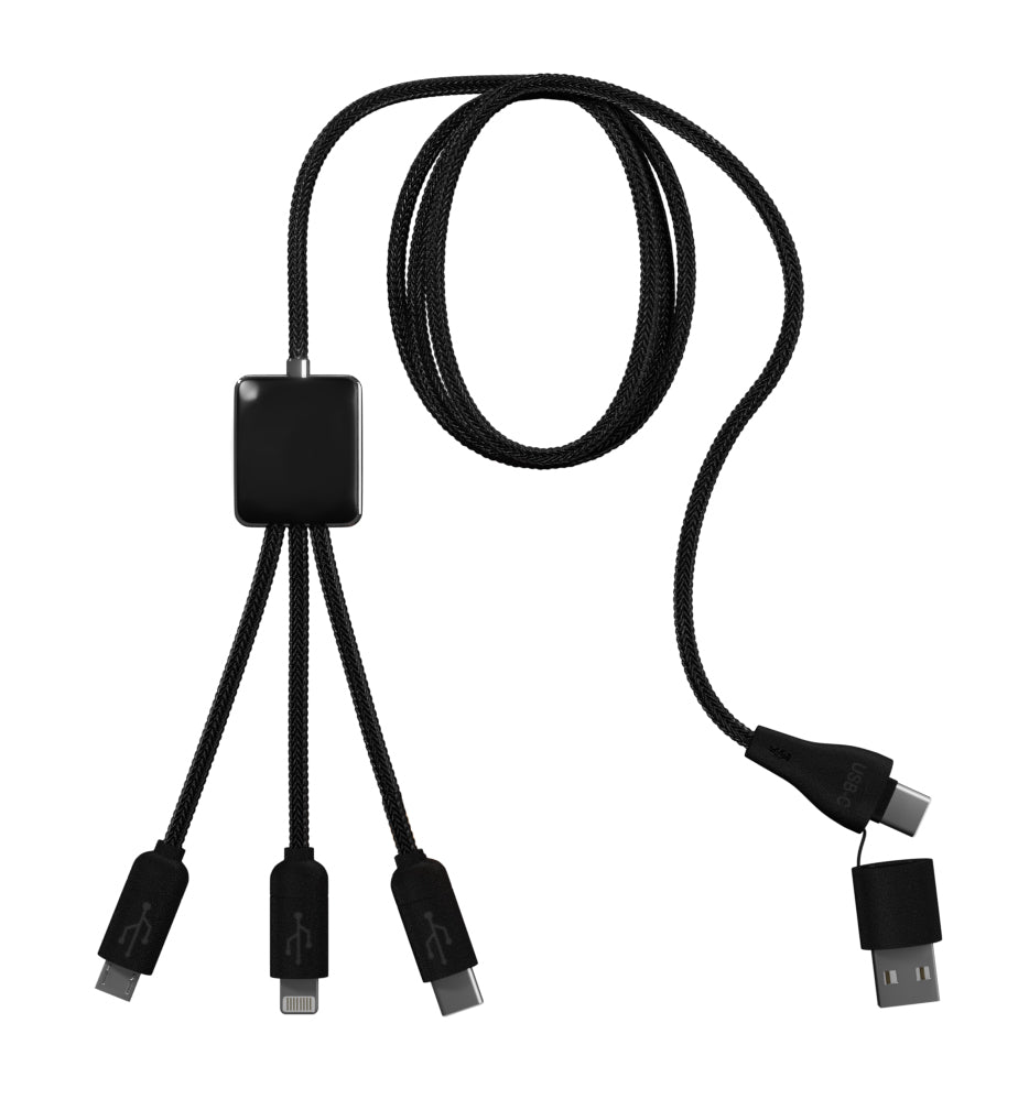 Black SCX Design™ Data Transfer Eco Cable plain