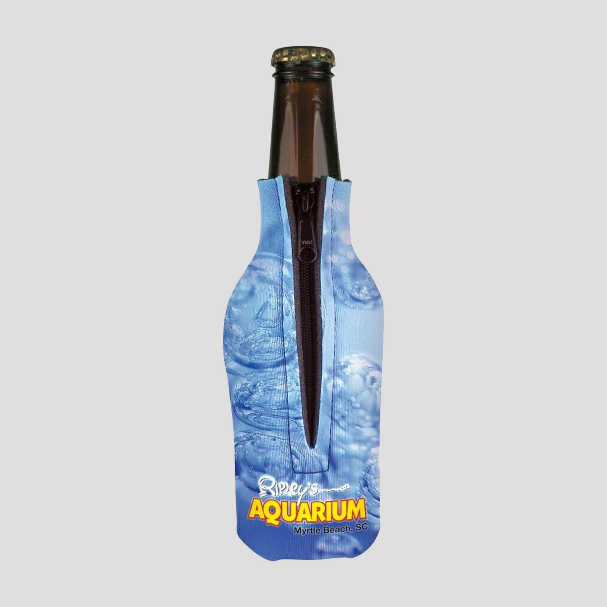 Full Color Bottle Zipper Scuba Coolie