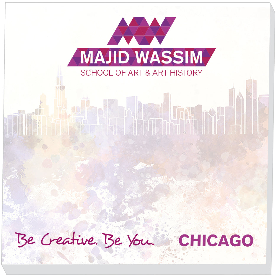 Front View of  Souvenir® Sticky Note™ 3" x 3" Pad, 50 sheet