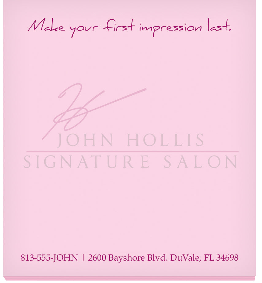 Front View of White Souvenir® Sticky Note™ 2-3/4" x 3" pad, 25 sheet