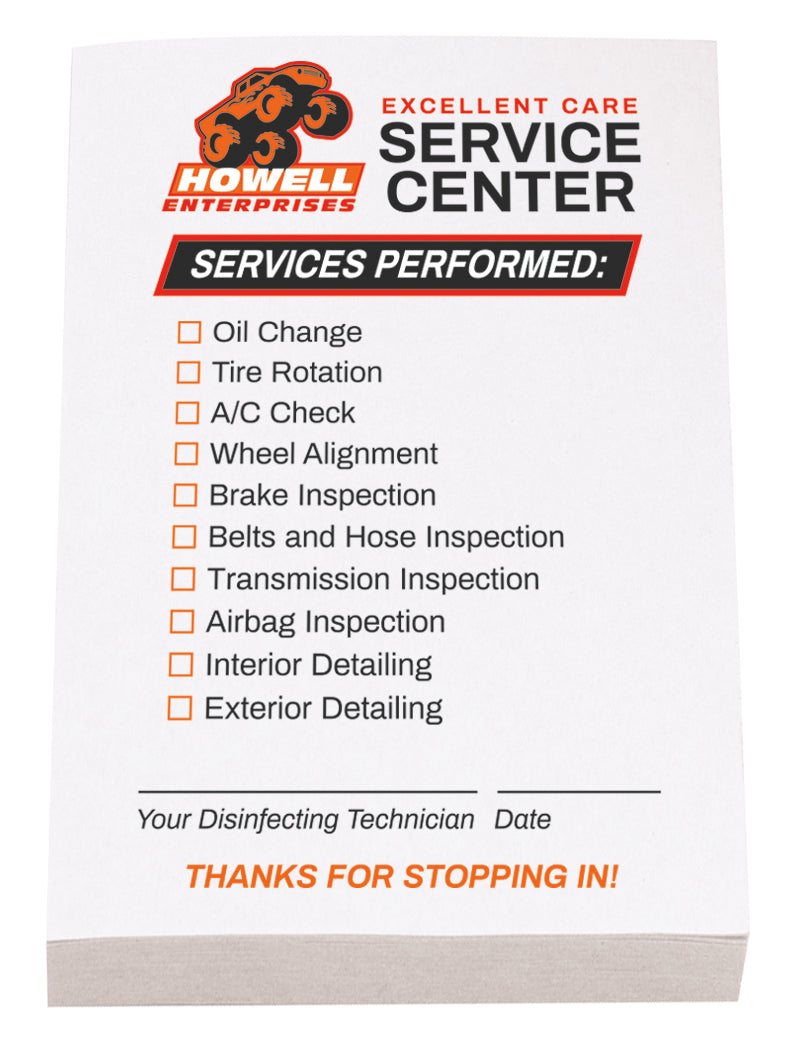 Front View of White Souvenir® Sticky Note™ 2-3/4" x 3" Pad, 50 sheet