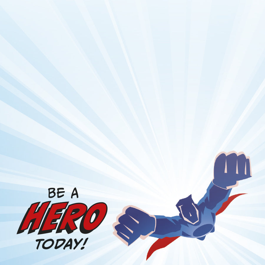 Front View of White Souvenir® Sticky Note™ 3" x 3" Pad, 50 sheet