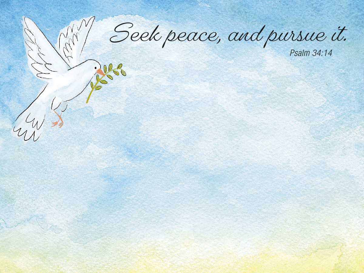 Front View of White Souvenir® Sticky Note™ 4" x 3" Pad, 25 sheet