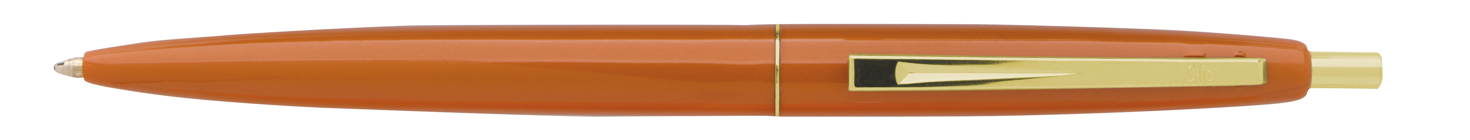 Metallic Orange Clic™ Gold Pen plain